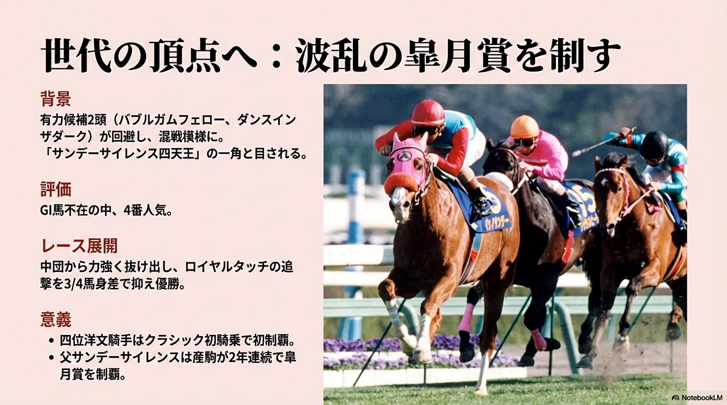 イシノサンデー ― 芝×ダートの変則二刀流馬 ―｜ハサミおじさん