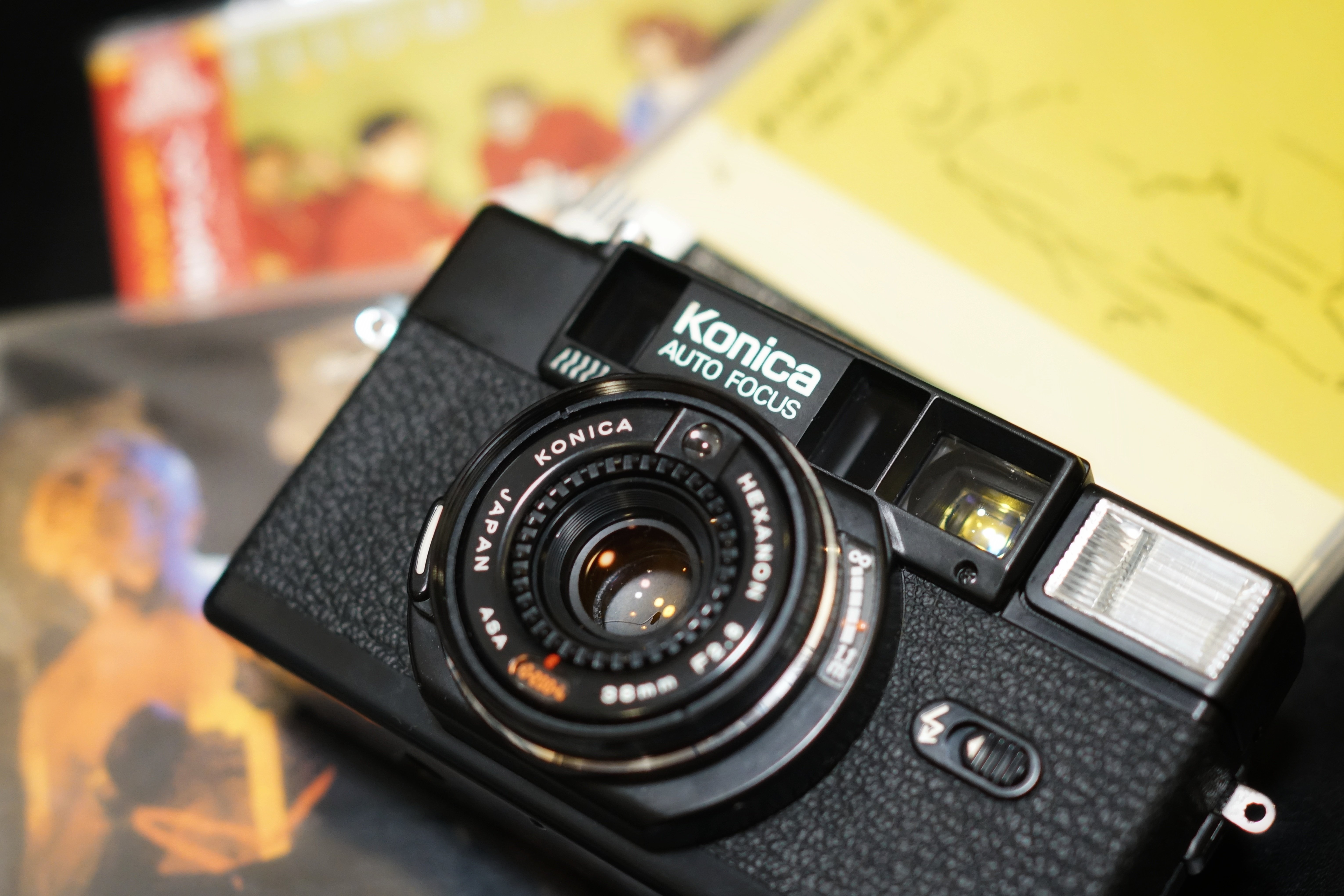 【動作確認済】 KONICA C35 AF2 F1215-11ID p Konica C35 AF2 / コニカ | boromeez camera ◎ ボロミーズカメラ