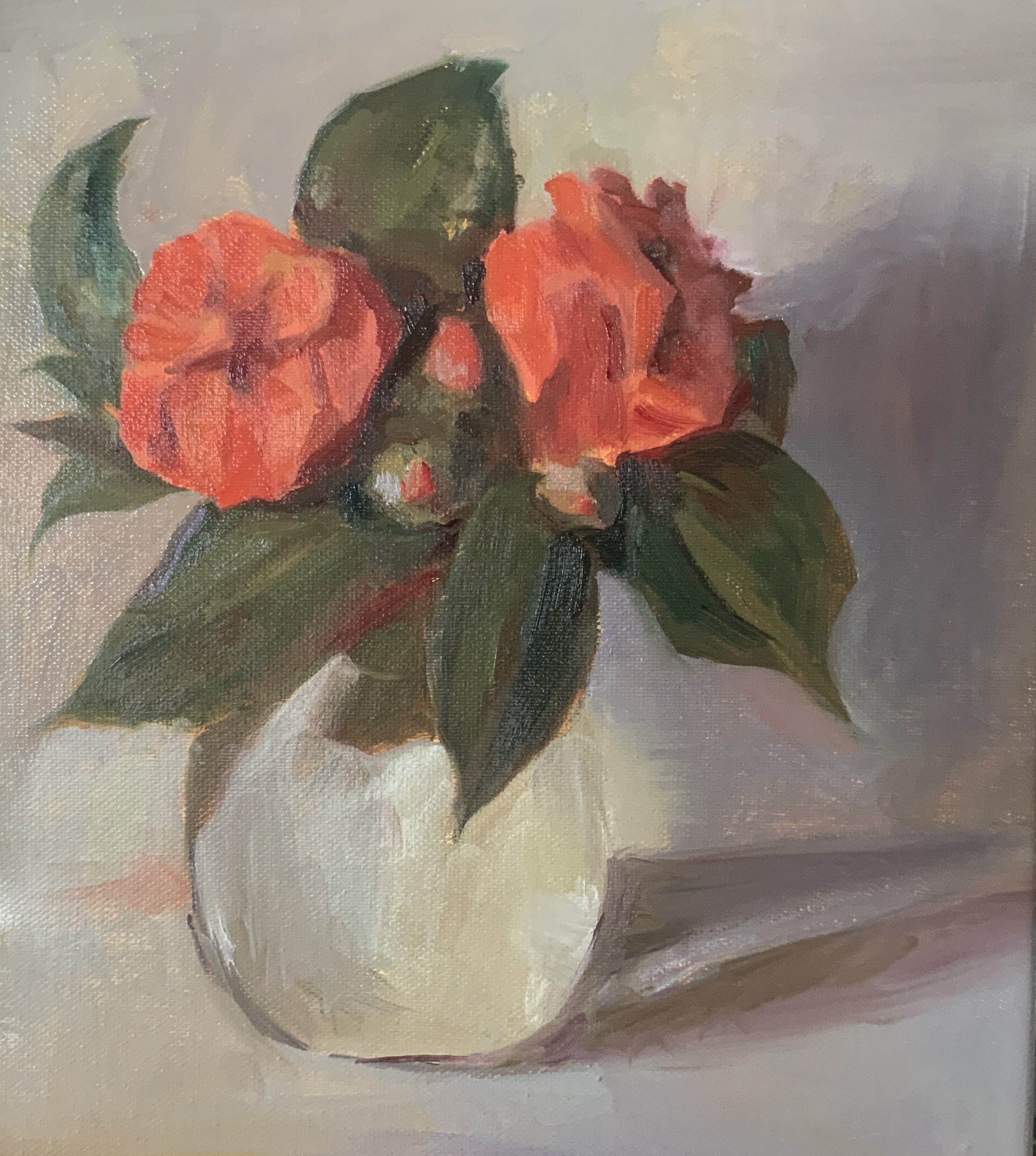 油絵 no.43 カメリア｜なお