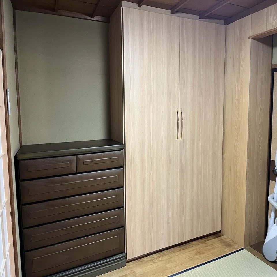 ?️婚礼家具のオーダーメイド事例。桐箪笥と洋服収納をまとめて製作 