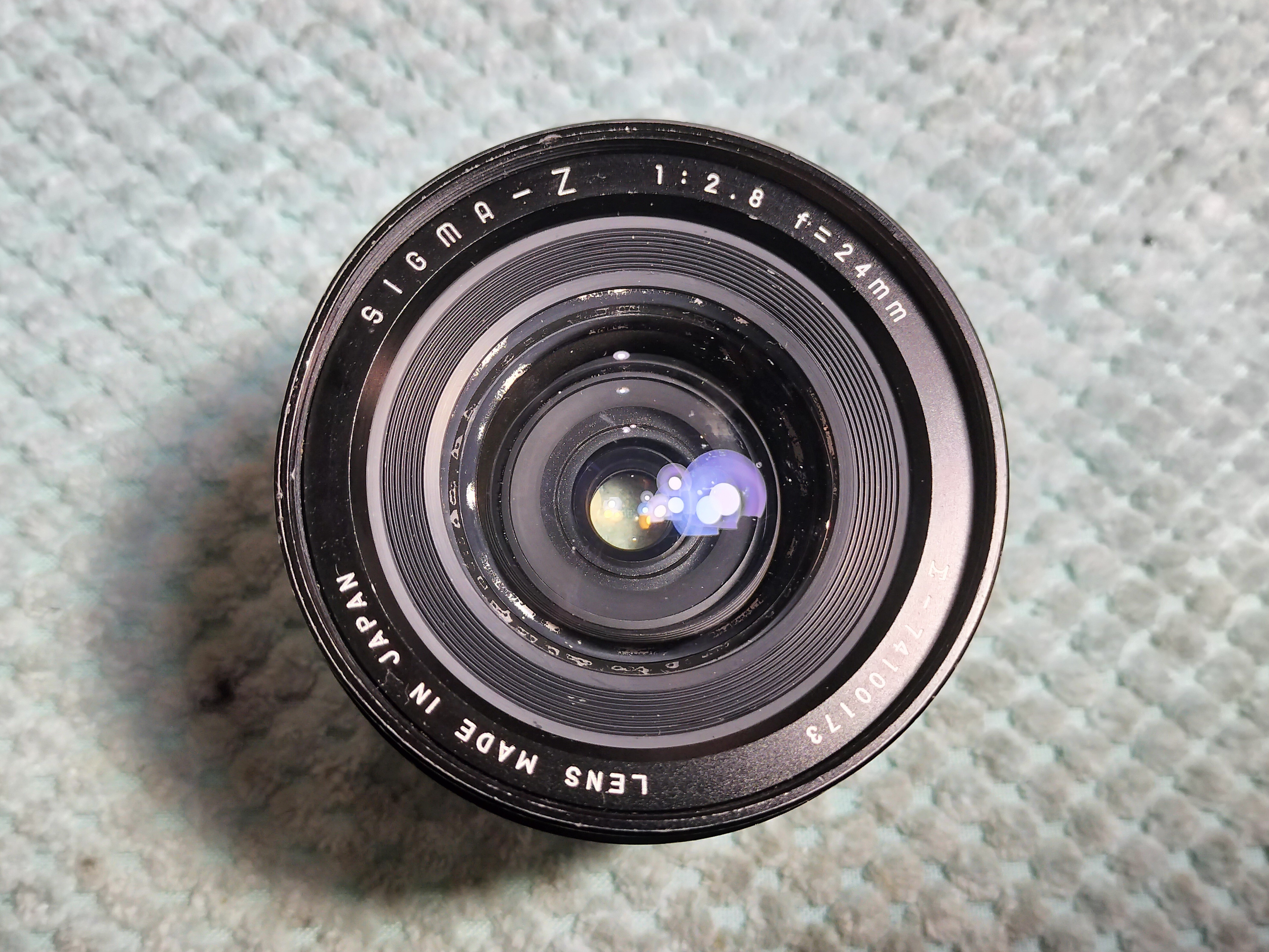 SIGMA-Z 24mm F/2.8の分解｜フィルムカメラ修理のアクアカメラ