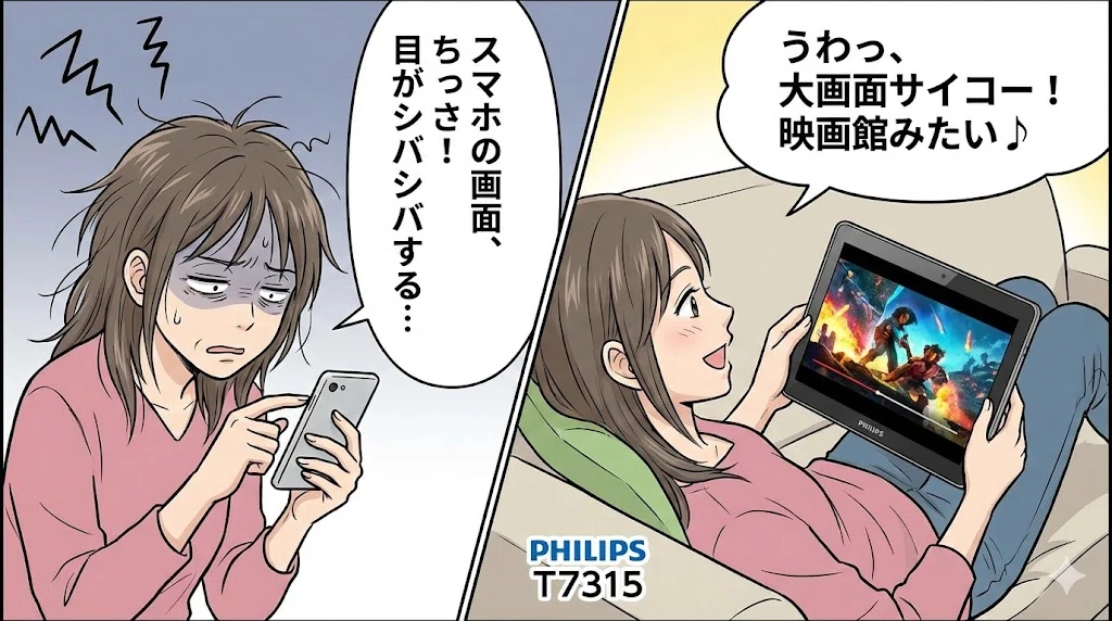 警告】iPadを買う前に読んで。2万円台のPHILIPS「T7315」が、あなたの 