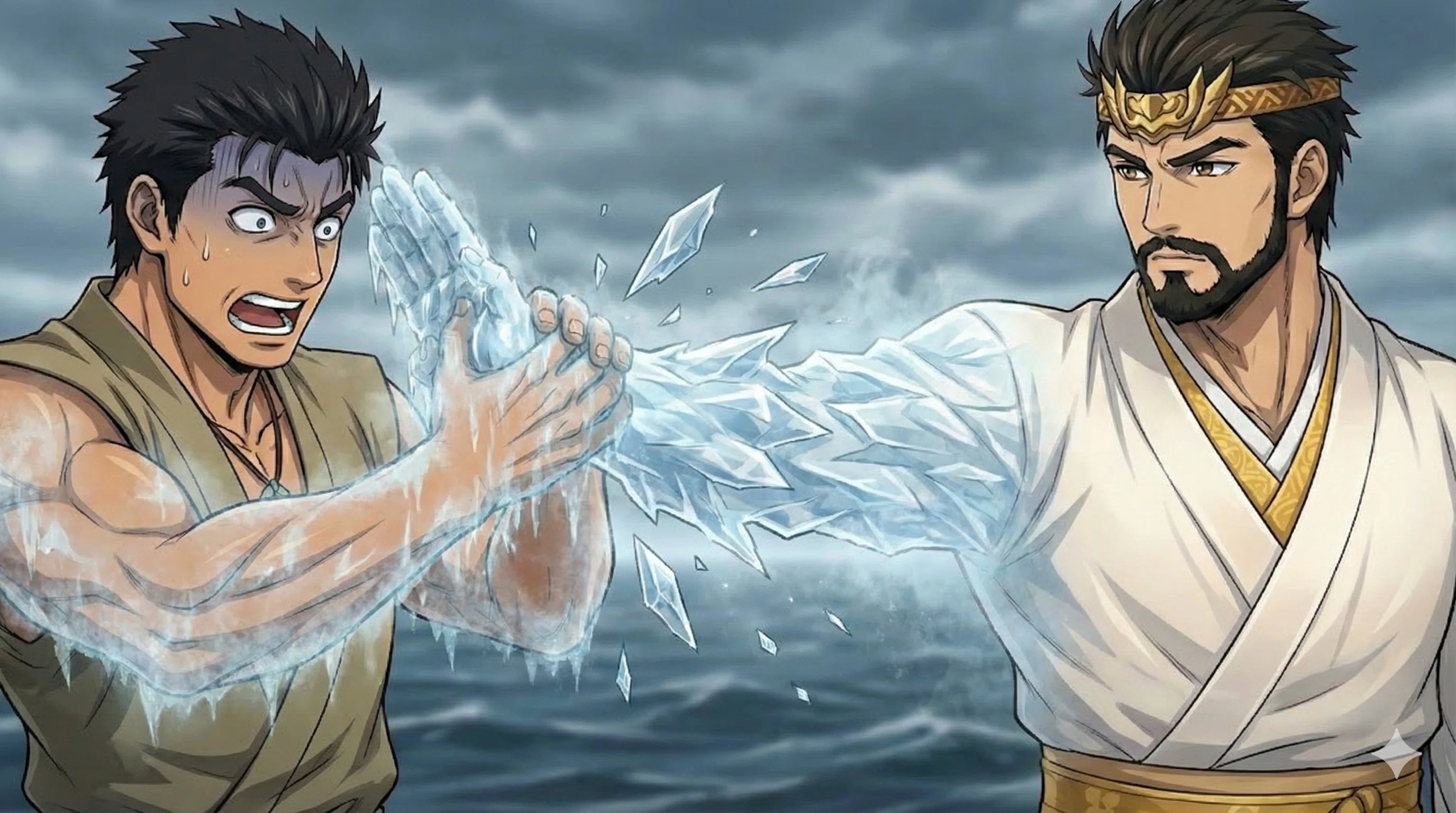AI Illustrations of Japanese Mythology | 17. The Battle Between