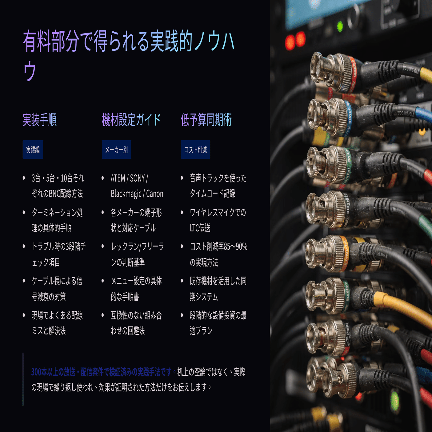 Genlockとタイムコードを正しく理解する｜おのりん 動画の学校