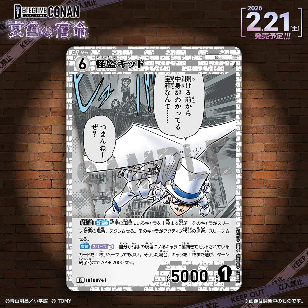 コナンカード　灰原哀(sec) 哀色の宿命　P008 B08001Sec1 灰原哀 SEC [ID:P008]【レンガ版】 | [CT-P08] 哀色の宿命