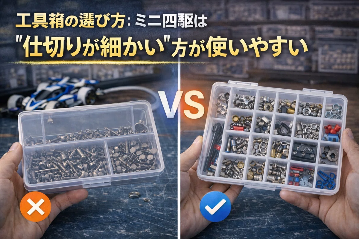 ミニ四駆のおすすめ工具紹介！最初の1セットで失敗しない選び方｜爆走