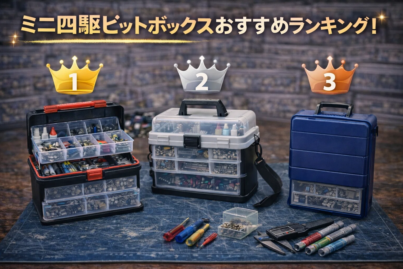 決定版】ミニ四駆ピットボックスおすすめ！大会・常設ピット・家練で