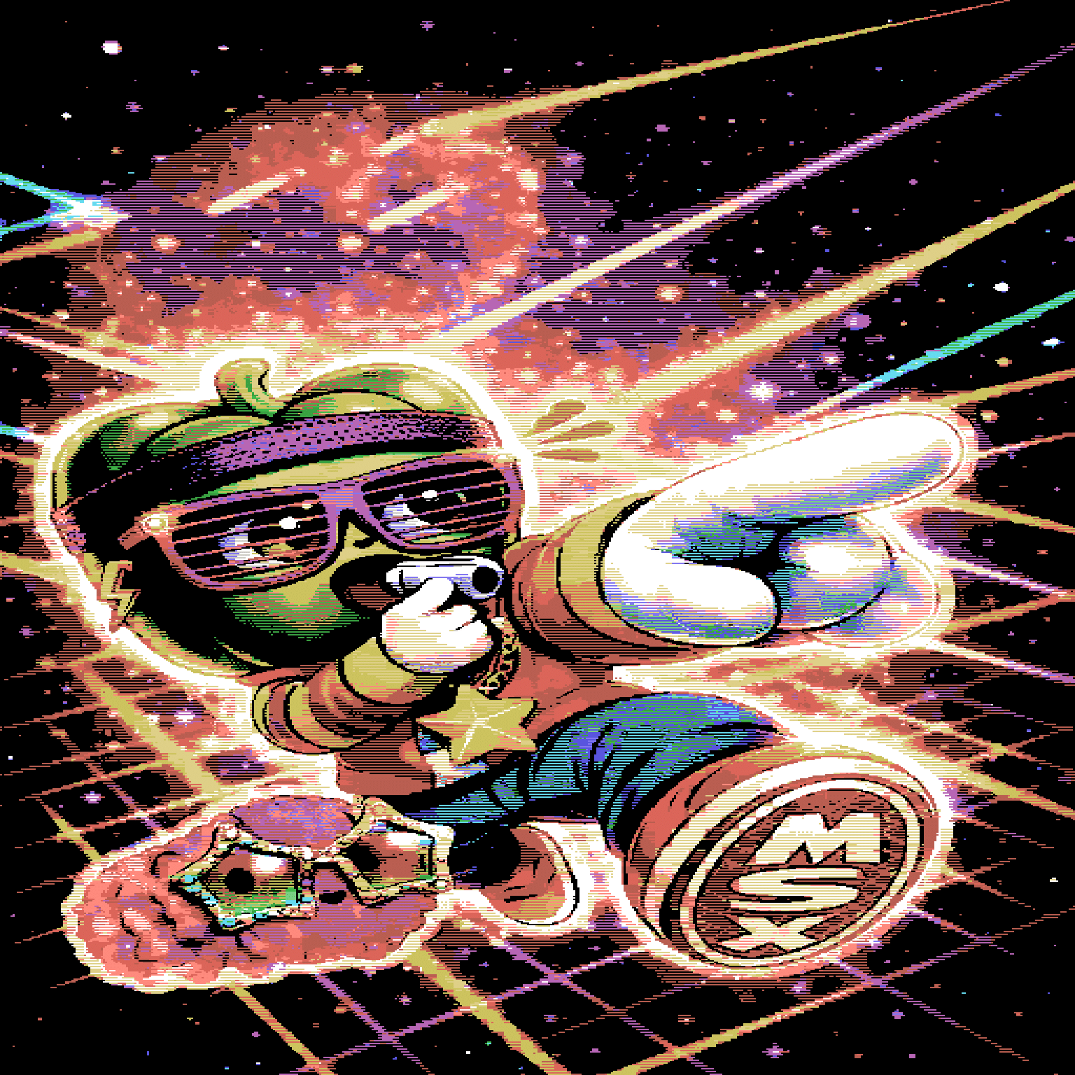 MSX1で描かれたMSXマガジン表紙絵（妄想版）2026年2月号｜Harayoki