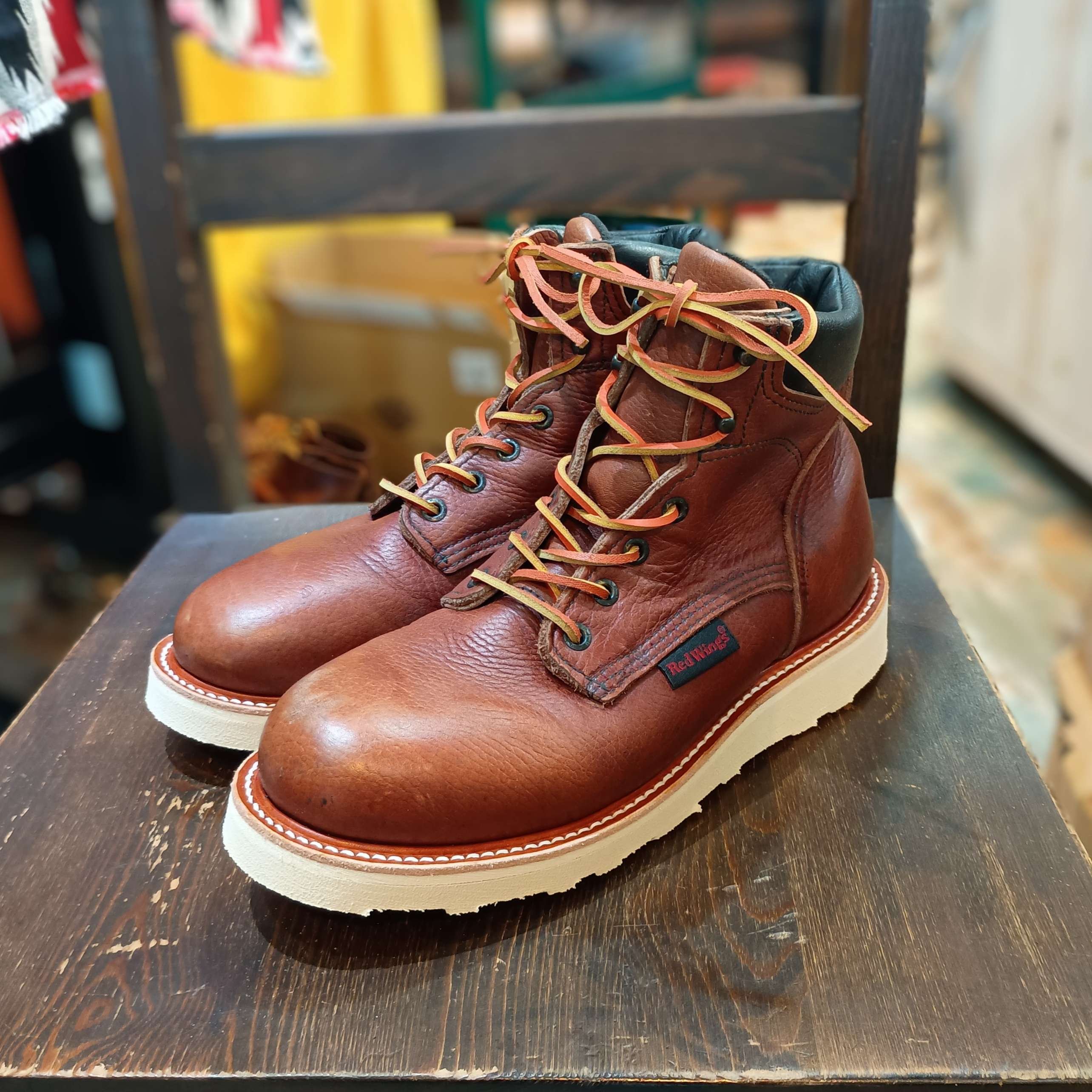Resole/ソールカスタム】Red Wing#606+vibram#4014｜CREA Repair