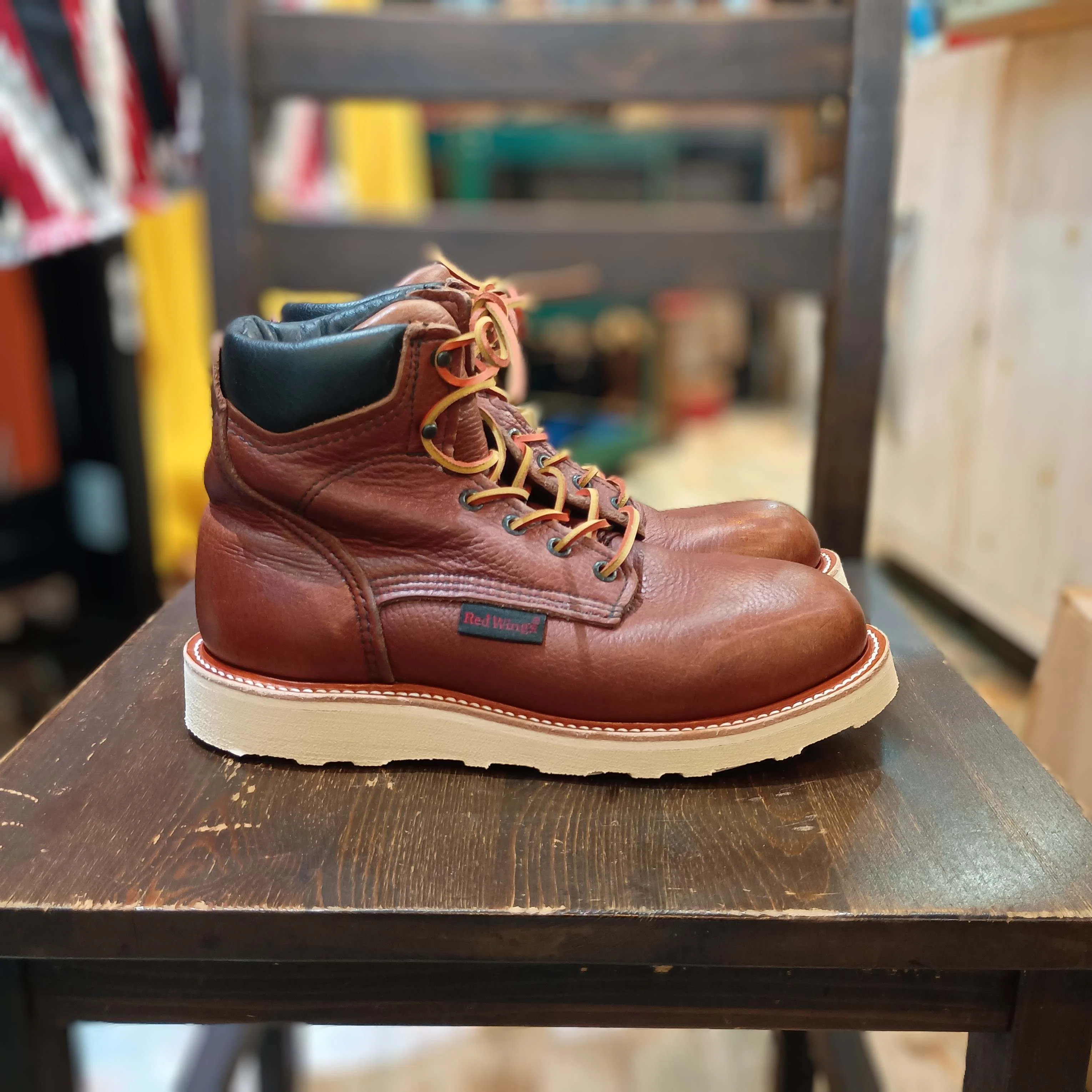 Resole/ソールカスタム】Red Wing#606+vibram#4014｜CREA Repair