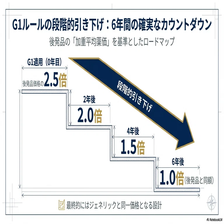 令和8年度薬価制度改革】長期収載品「5年ルール」とAG同一価格化とは