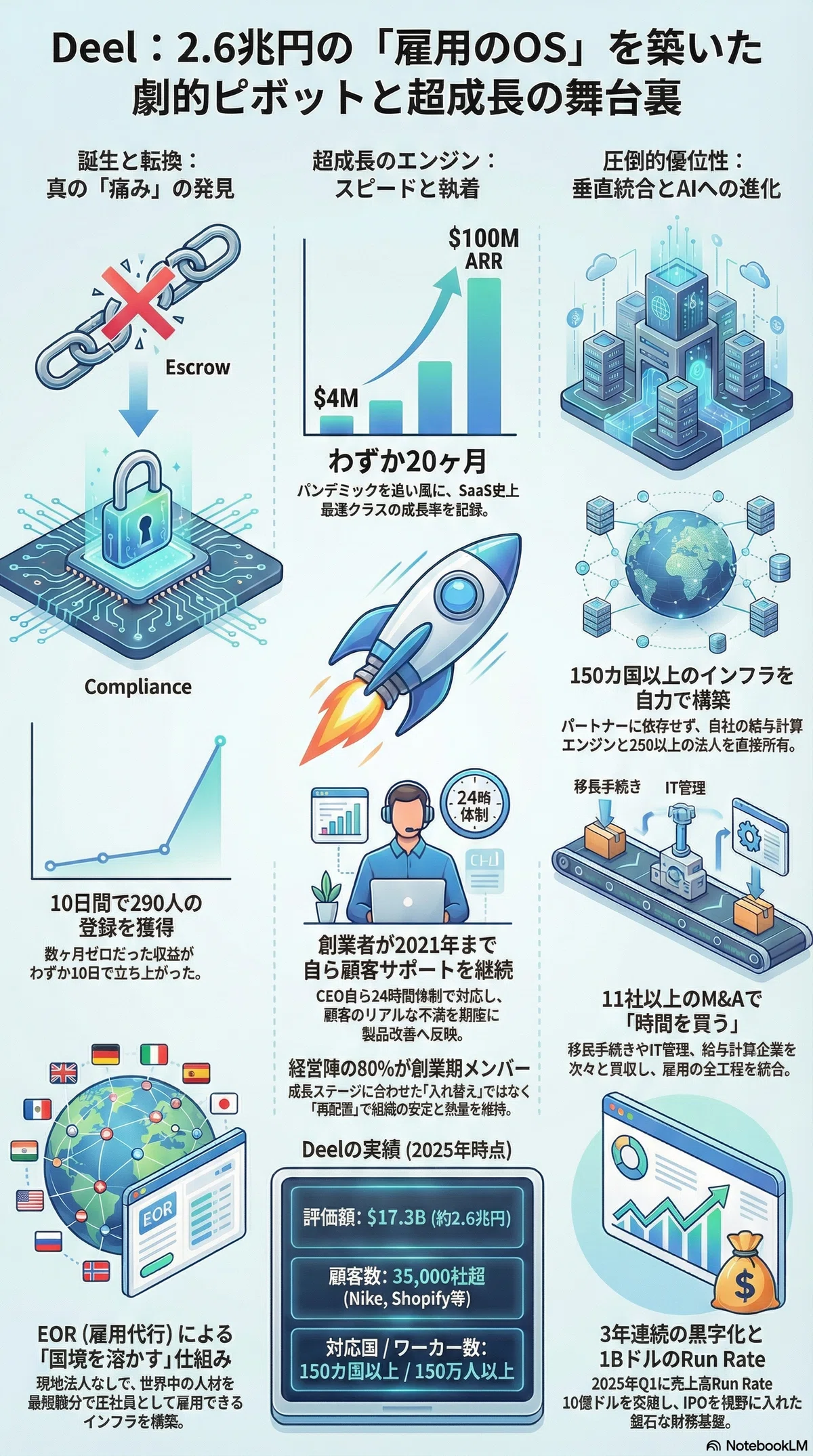 Deel創業ストーリー：デモデイ2週間前の「全捨て」が生んだ2.6兆円企業 