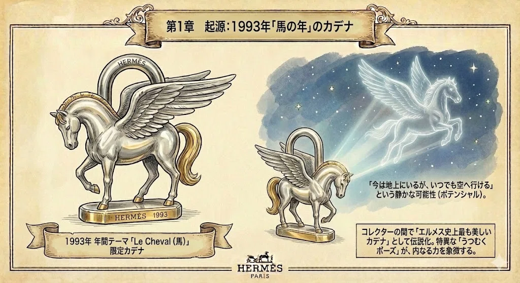 2大特典付き】ペガサス (Pégase) 徹底解剖：なぜエルメスの馬には「翼