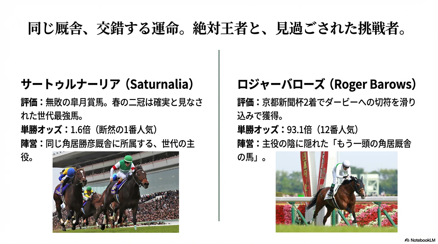 ロジャーバローズ ― 単勝93.1倍。その数字が、伝説の重さになった