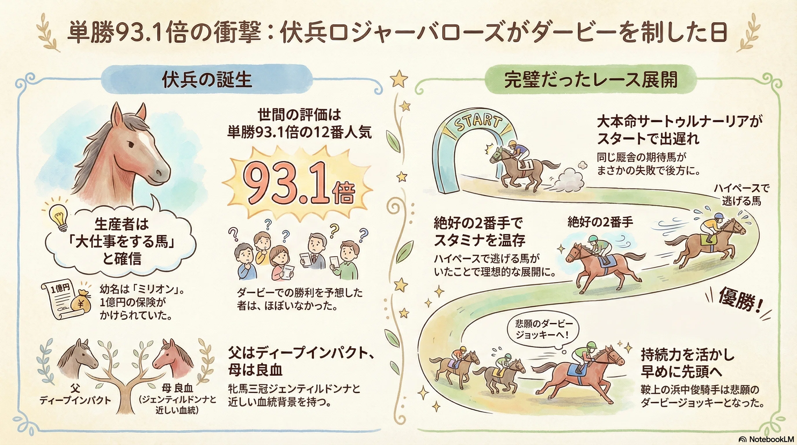 ロジャーバローズ ― 単勝93.1倍。その数字が、伝説の重さになった