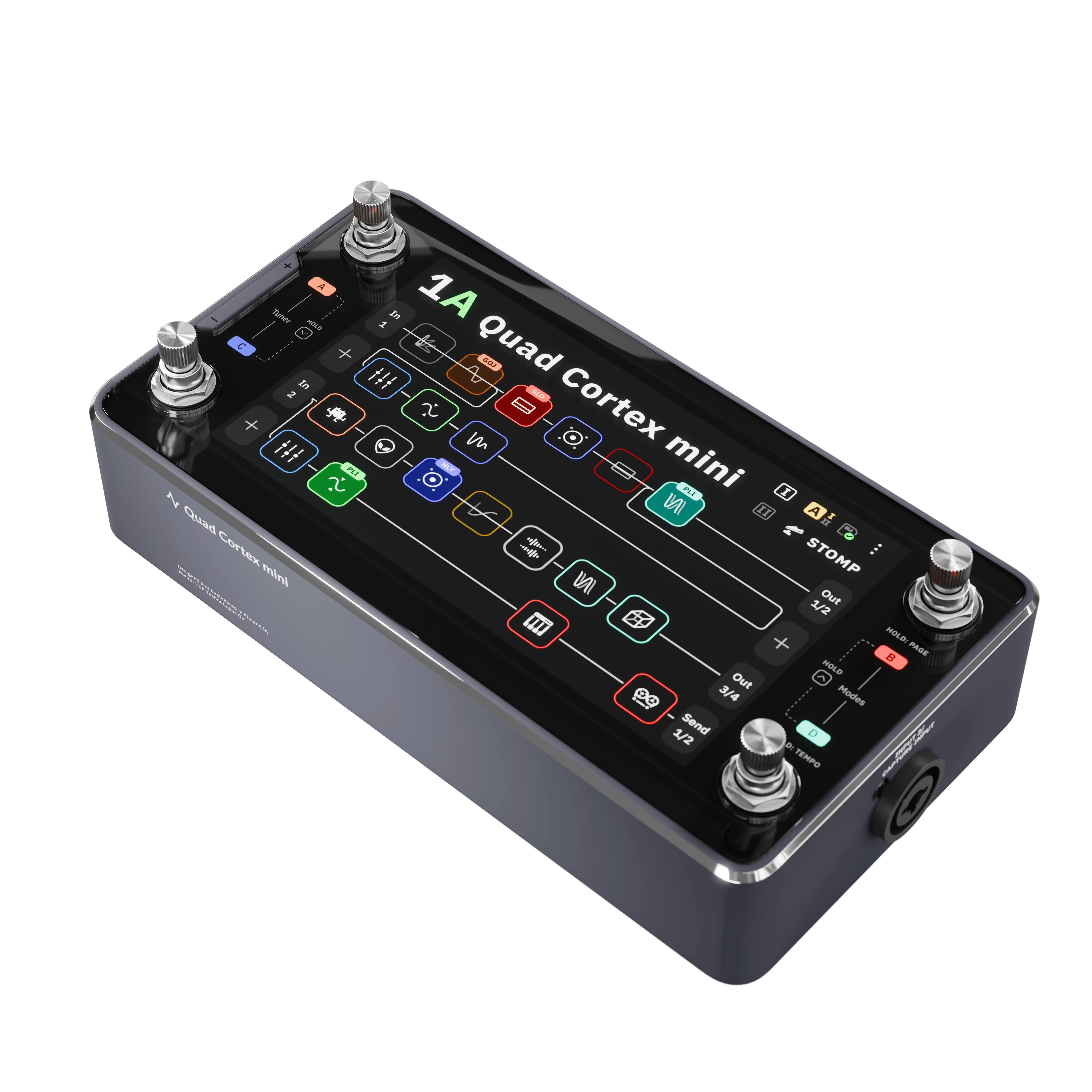 速報】小型のフラグシップ!?――Neural DSP / Quad Cortex mini｜桝田 悠