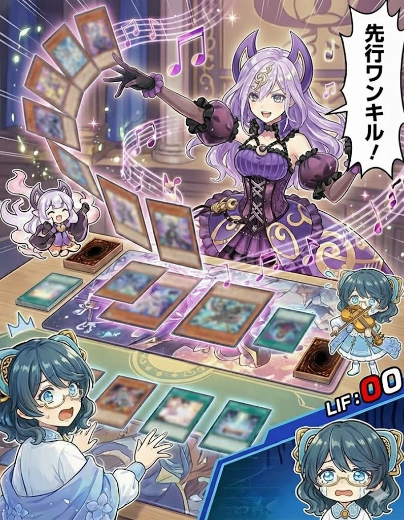 ドレミコード先攻ワンキル（真紅眼の鋼炎竜型）｜絵印