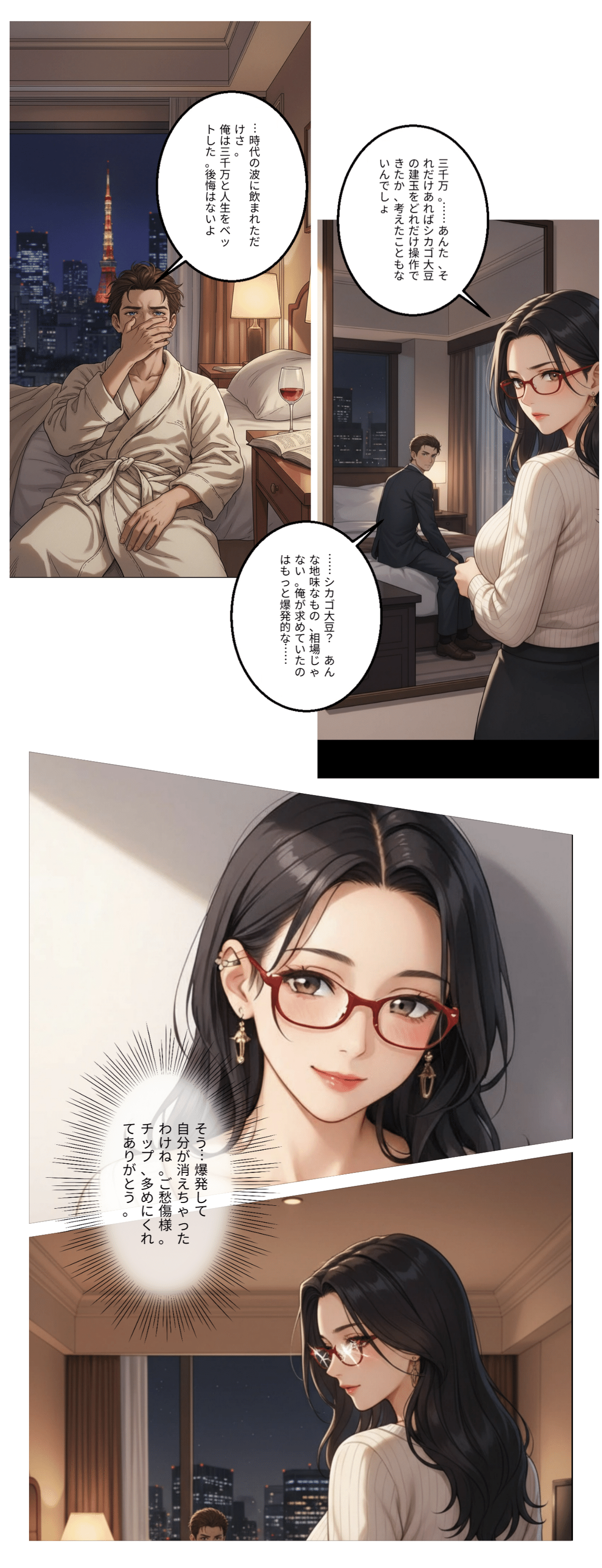 第1話：『予測』の埋葬 ―― 仮想通貨で死んだ男、相場の魔女に拾われる｜サヤ