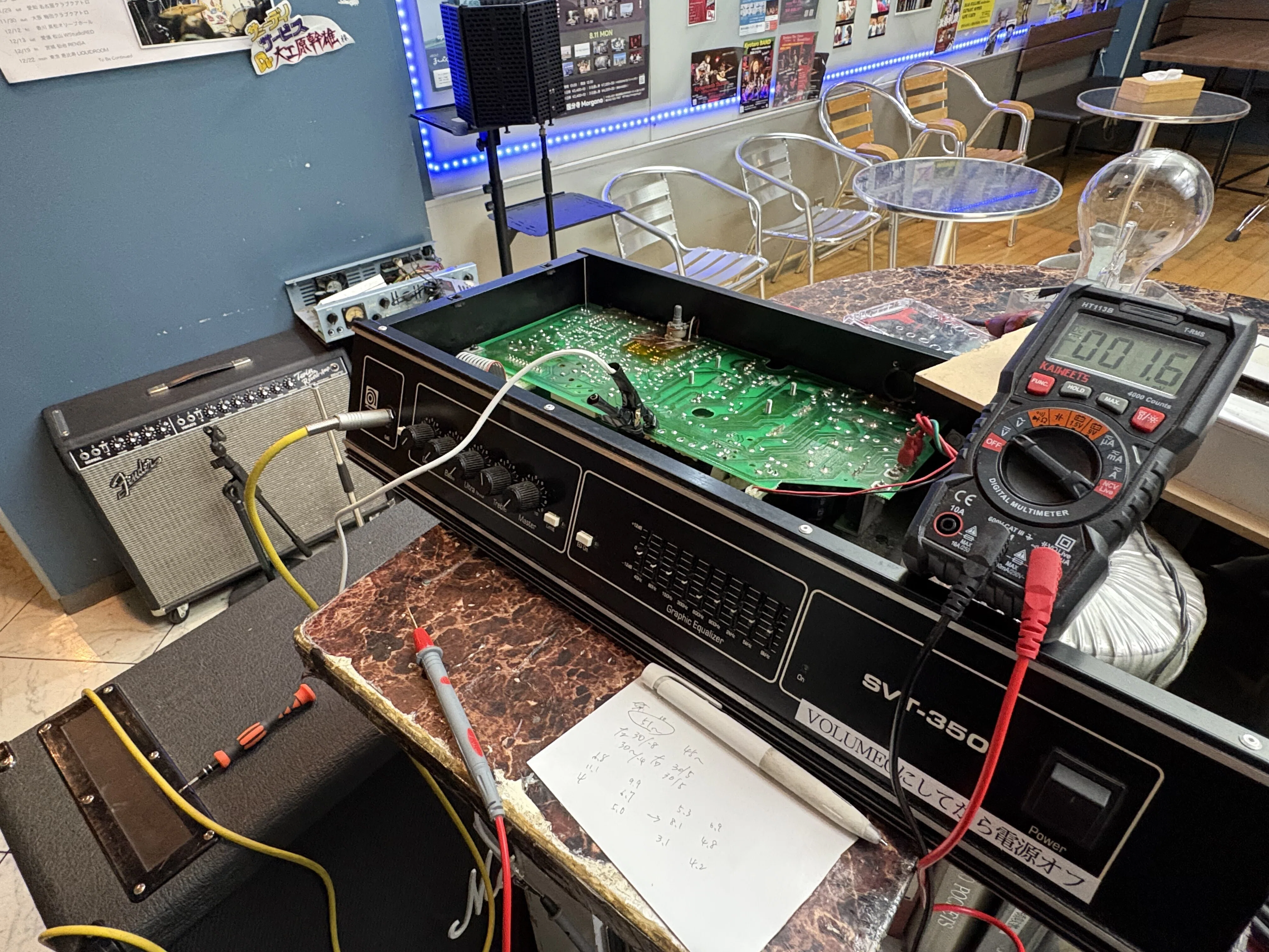 🎸 【機材修理】「音が出ない」Ampeg SVT-350 修理記録｜原因は意外な