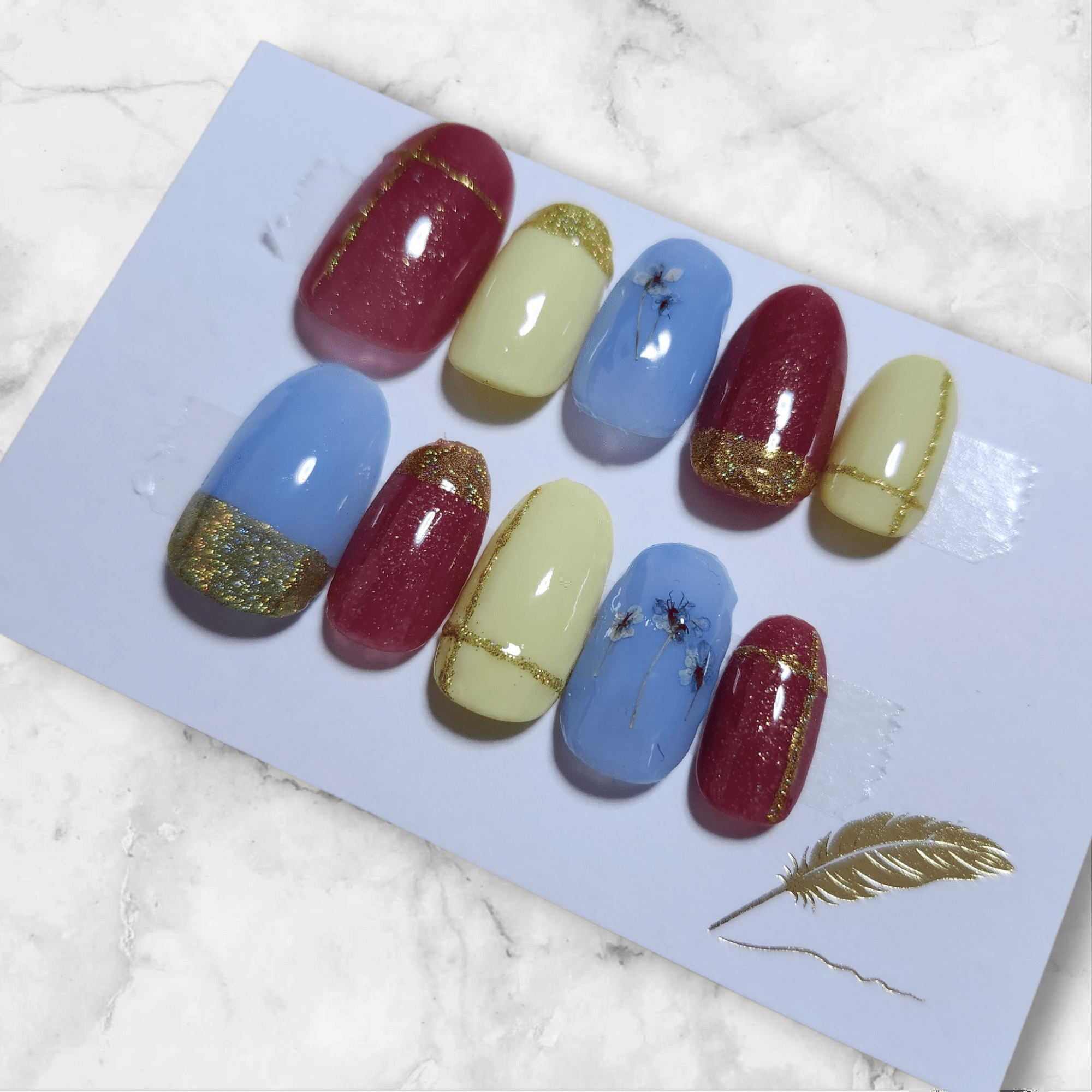 ネイルチップ作成依頼】#6 カラフルネイル｜Chell.