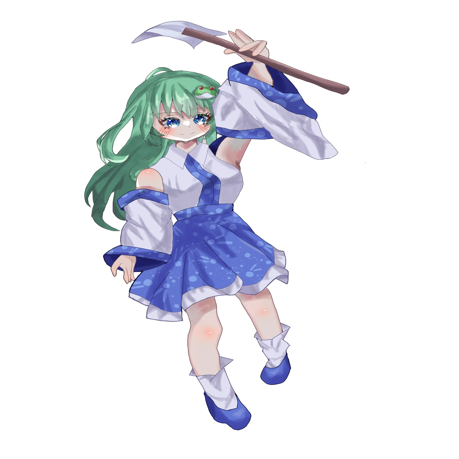 noteで見る東風谷早苗のイラストメイキング｜十羽