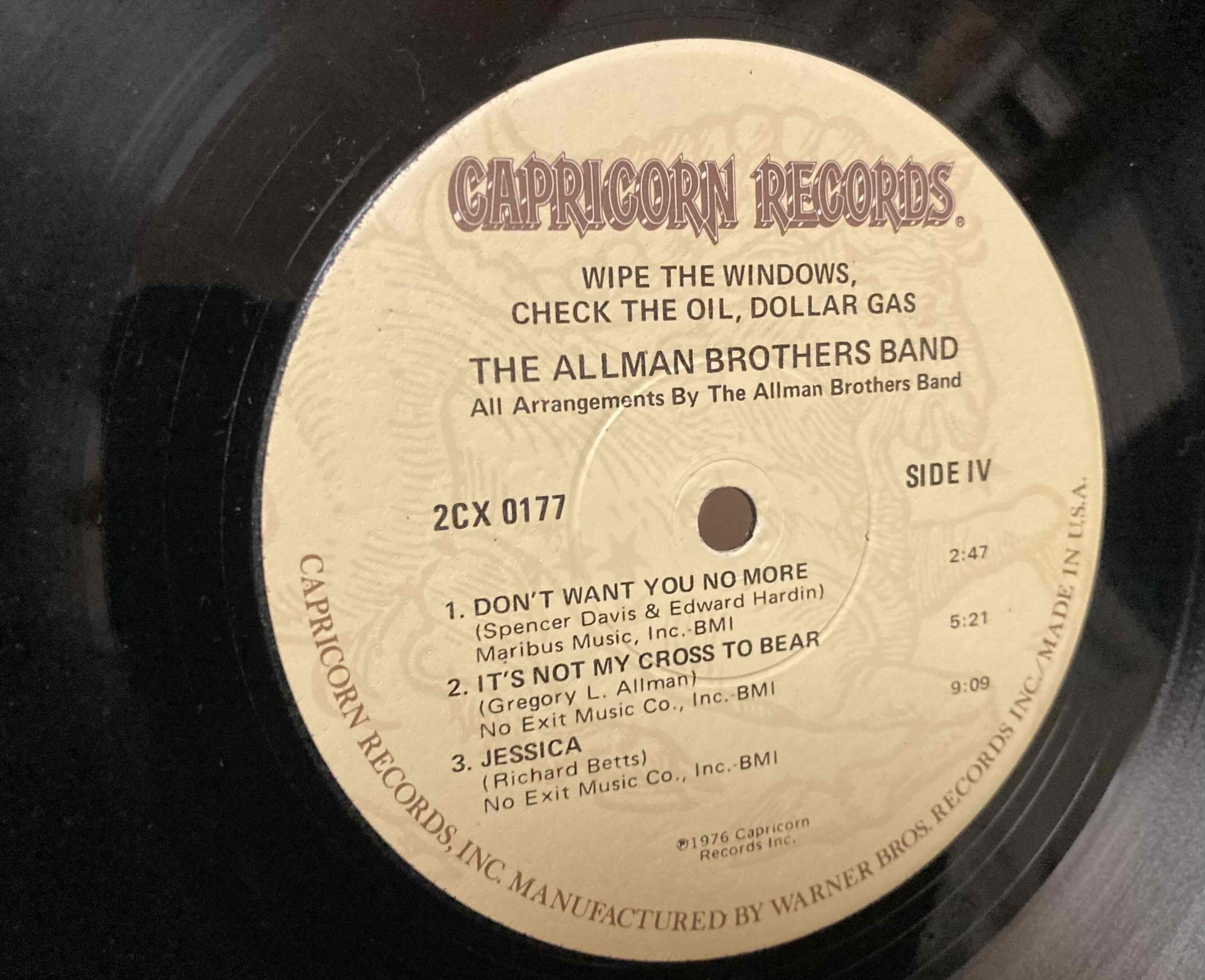 The Allman Brothers Band [Wipe The Windows,Check The Oil,Doller