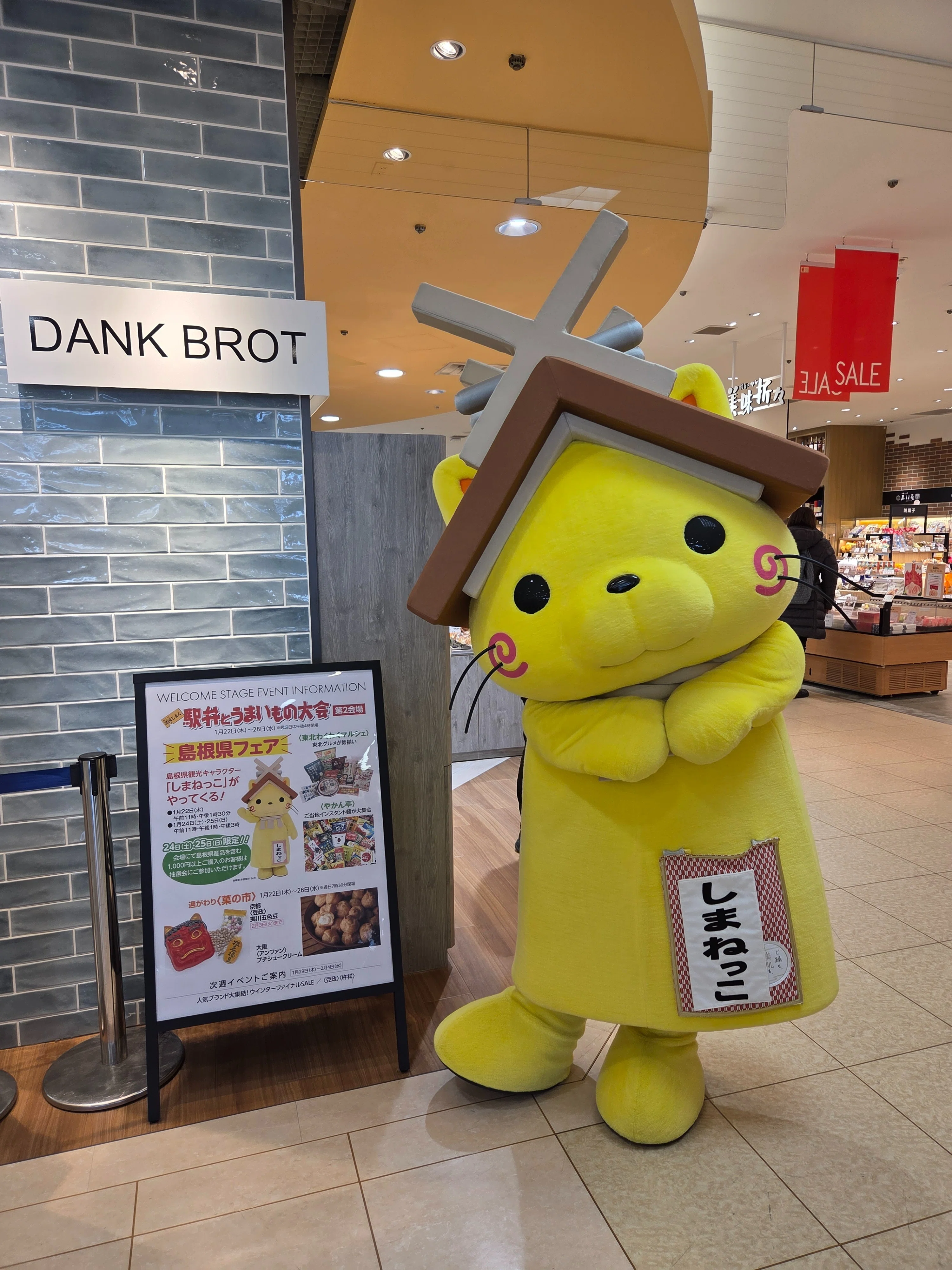 ぴよりん』の整理券争奪戦と可愛い『しまねっこ』に癒やされた1日