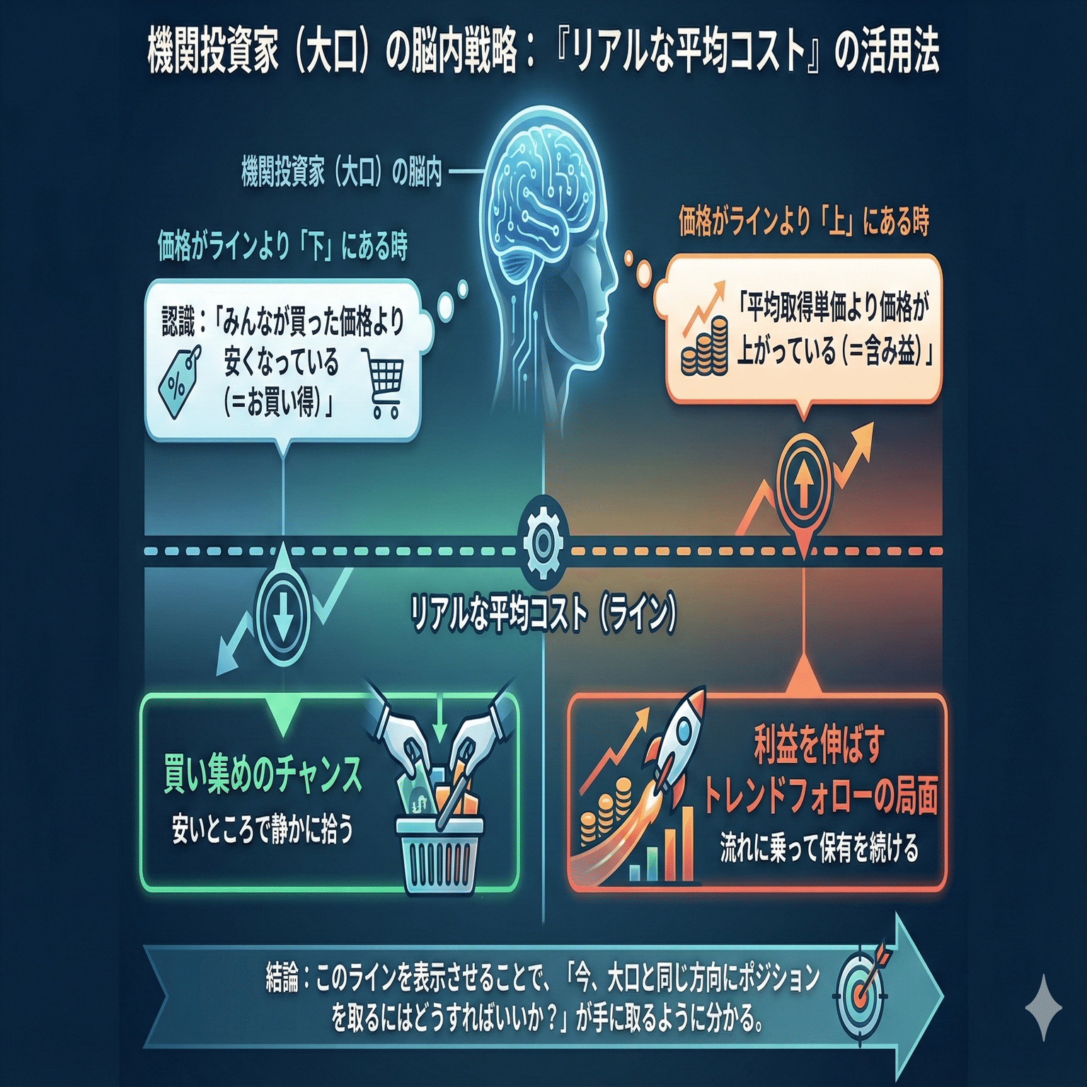 クジラの生命線～ 機関投資家の「平均コスト」を丸裸にする、禁断のカンニング手法～｜影山@FXトレーダー［ドル円/ゴールド/ビットコイン］