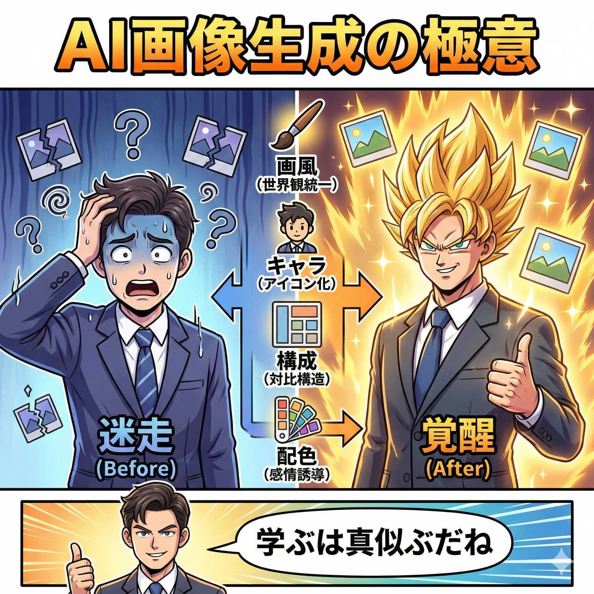 希少　ドラゴンボール ポラロイド写真風 徹底検証】AIに「〇〇風」と頼んだらどこまで再現される？作品名・監督