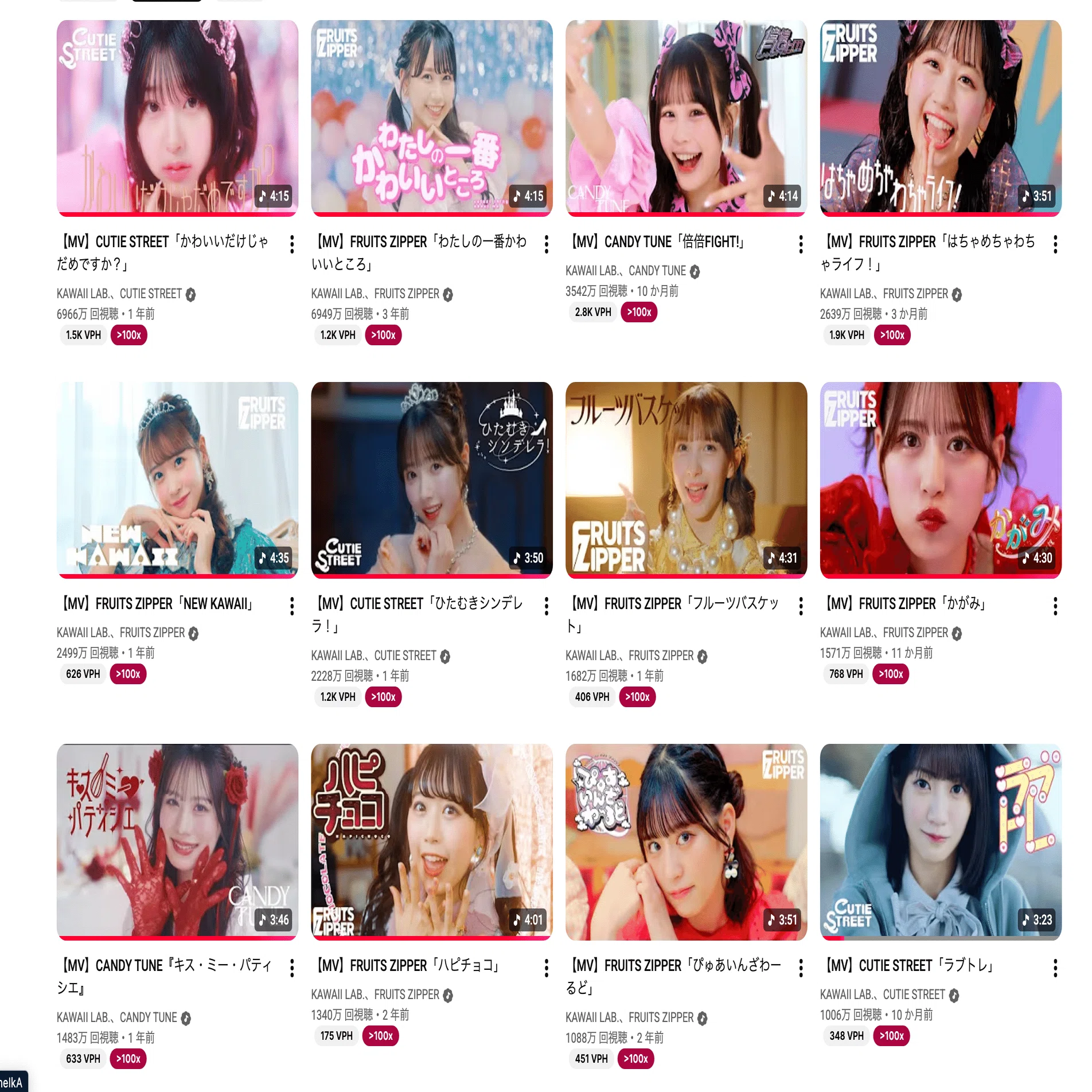 ノイミー広告問題続き。 イノジ カワラボ3グループのYoutub雑比較