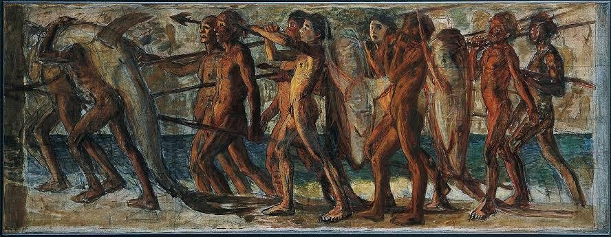 noteで学ぶ 日本の名画とアート思考 】 『 海の幸 』 － 28歳で夭折