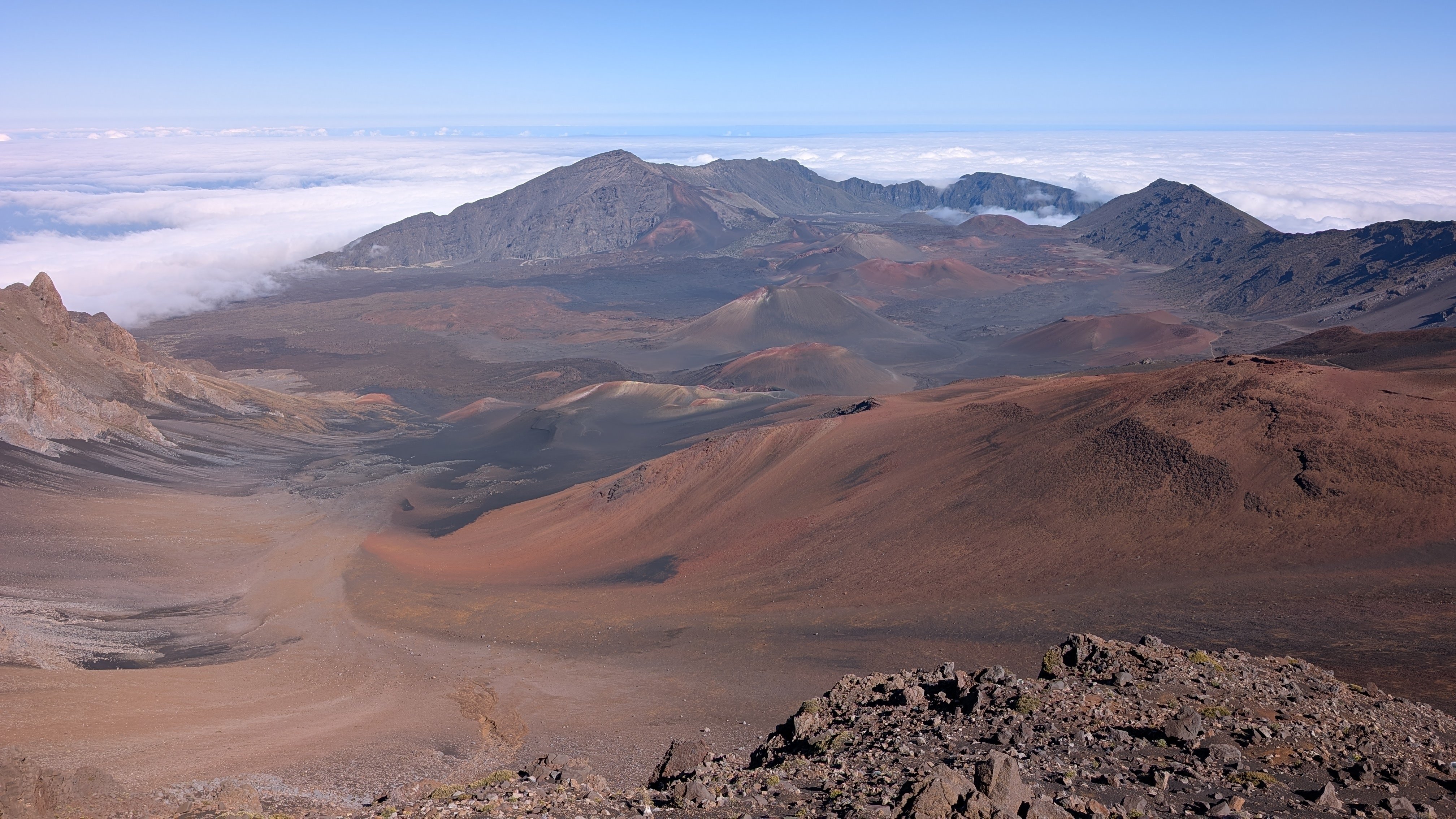 バカラ　オセアニア　幅約34.5㎝　東Y7-0819⭐︎2F ハレアカラ国立公園の頂上には火星のような景色が広がっていた マウイ