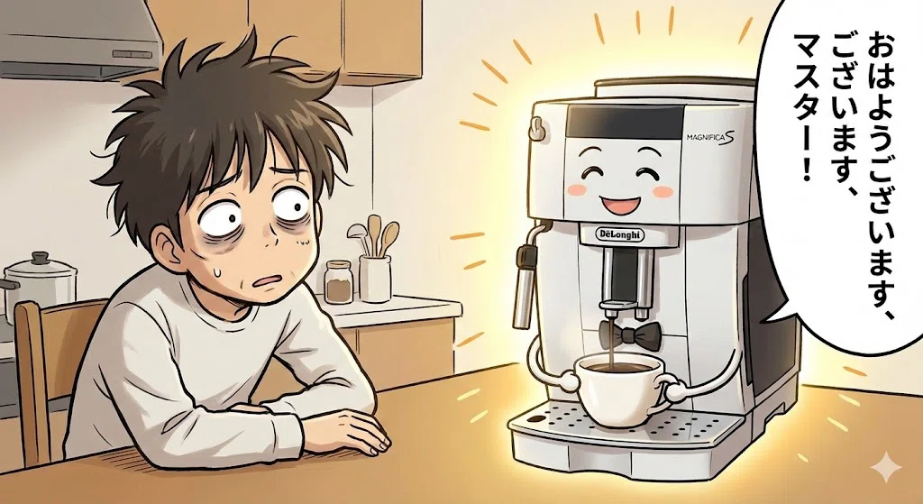毎朝の「コーヒー代」が消えた？デロンギ マグニフィカSが選ばれる「5