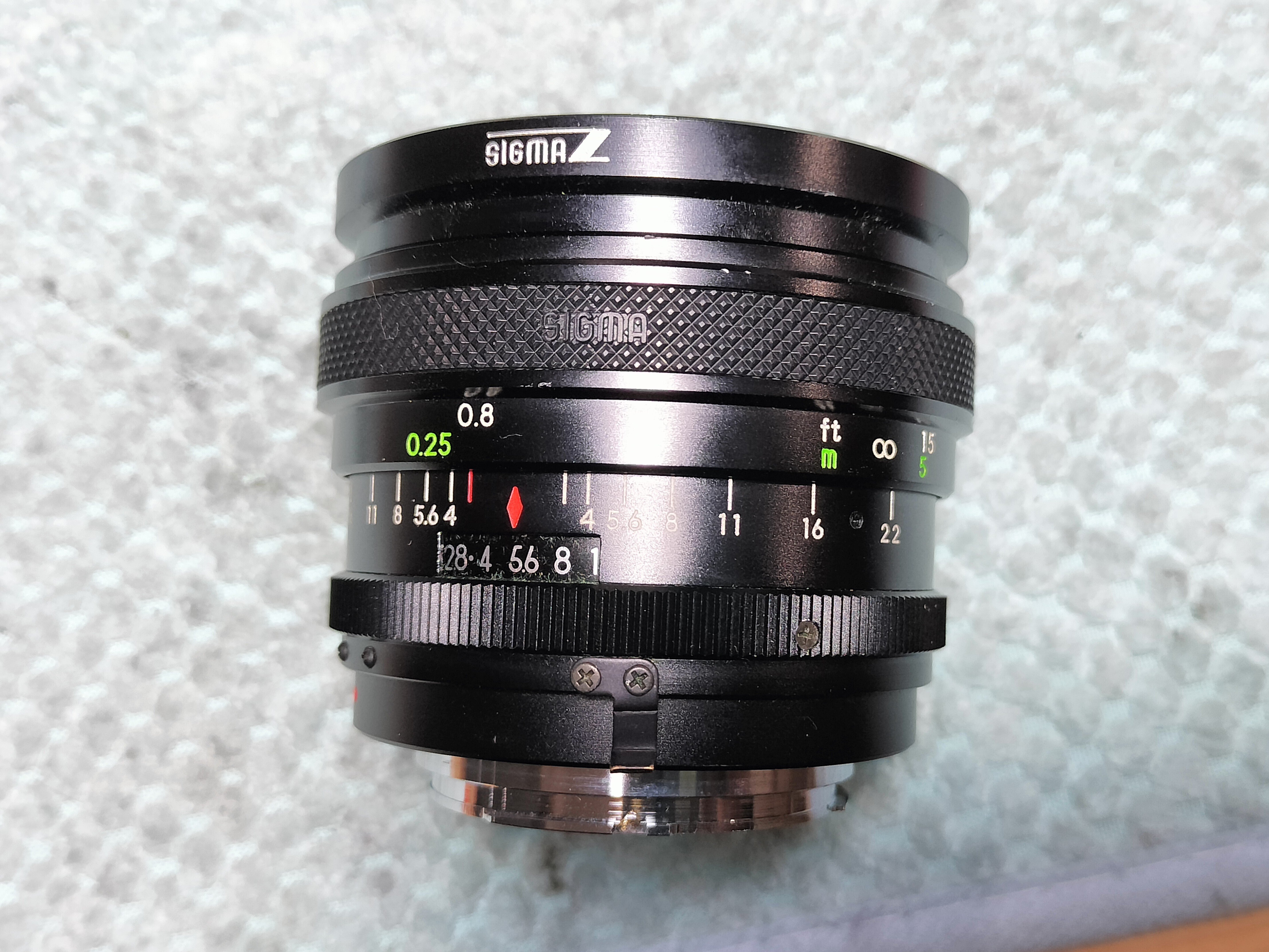 SIGMA-Z 24mm F/2.8の分解｜フィルムカメラ修理のアクアカメラ