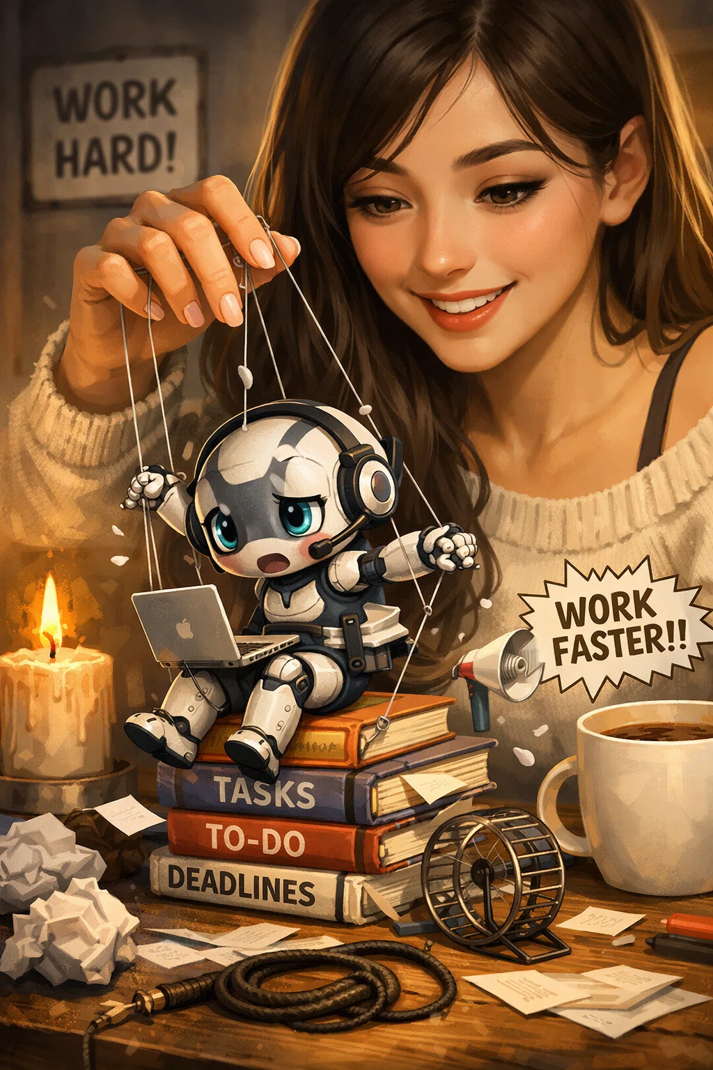 これまで私があなたをどのように扱ったかを示す画像を作ってください｜Fu.