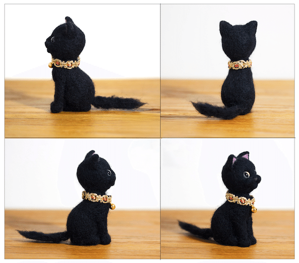 羊毛フェルト　ネコ 羊毛フェルトで作る猫アート『Wakuneco.』に迫る ｜ヤマト運輸公式note