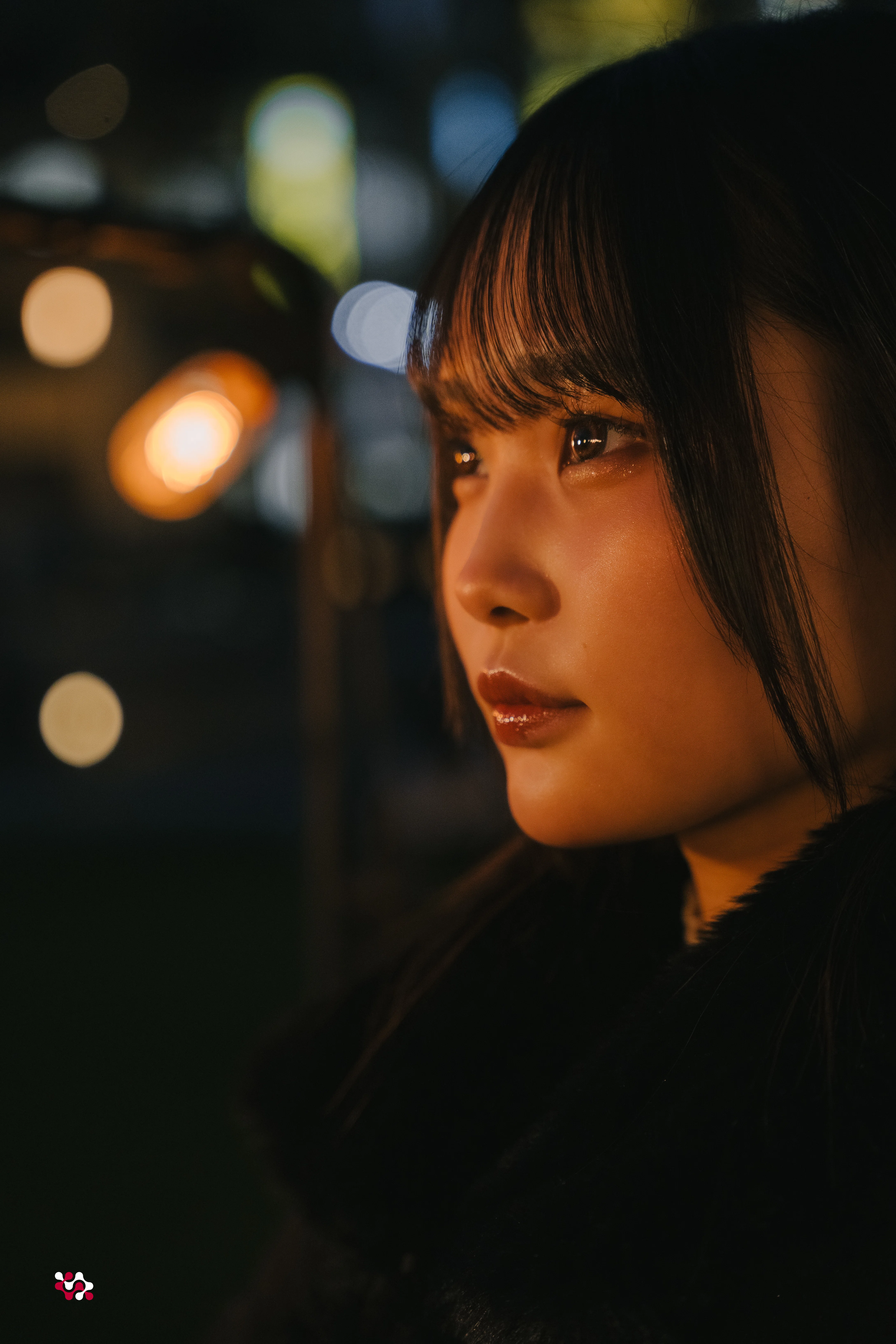 滾る感情を吐き出す（ポートレート撮影 作例の紹介）その54@某繁華街