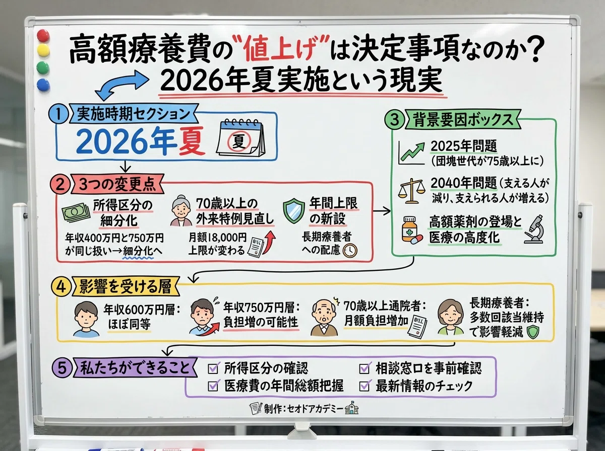高額療養費の上限引き上げは2026年夏から。「年収400万円の人」と「750