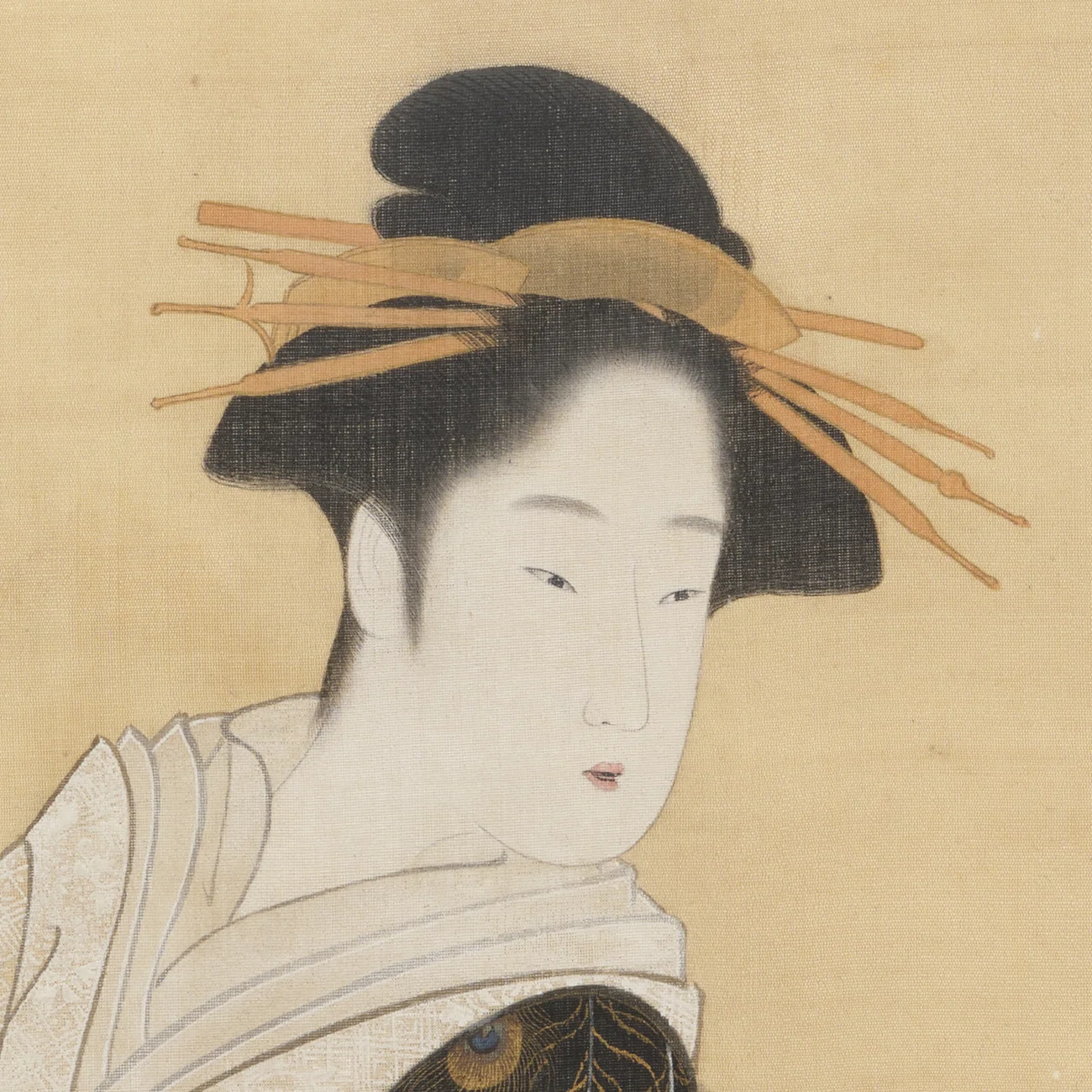 熟覧！ 勝川春章「花魁図」作品と表装｜太田記念美術館