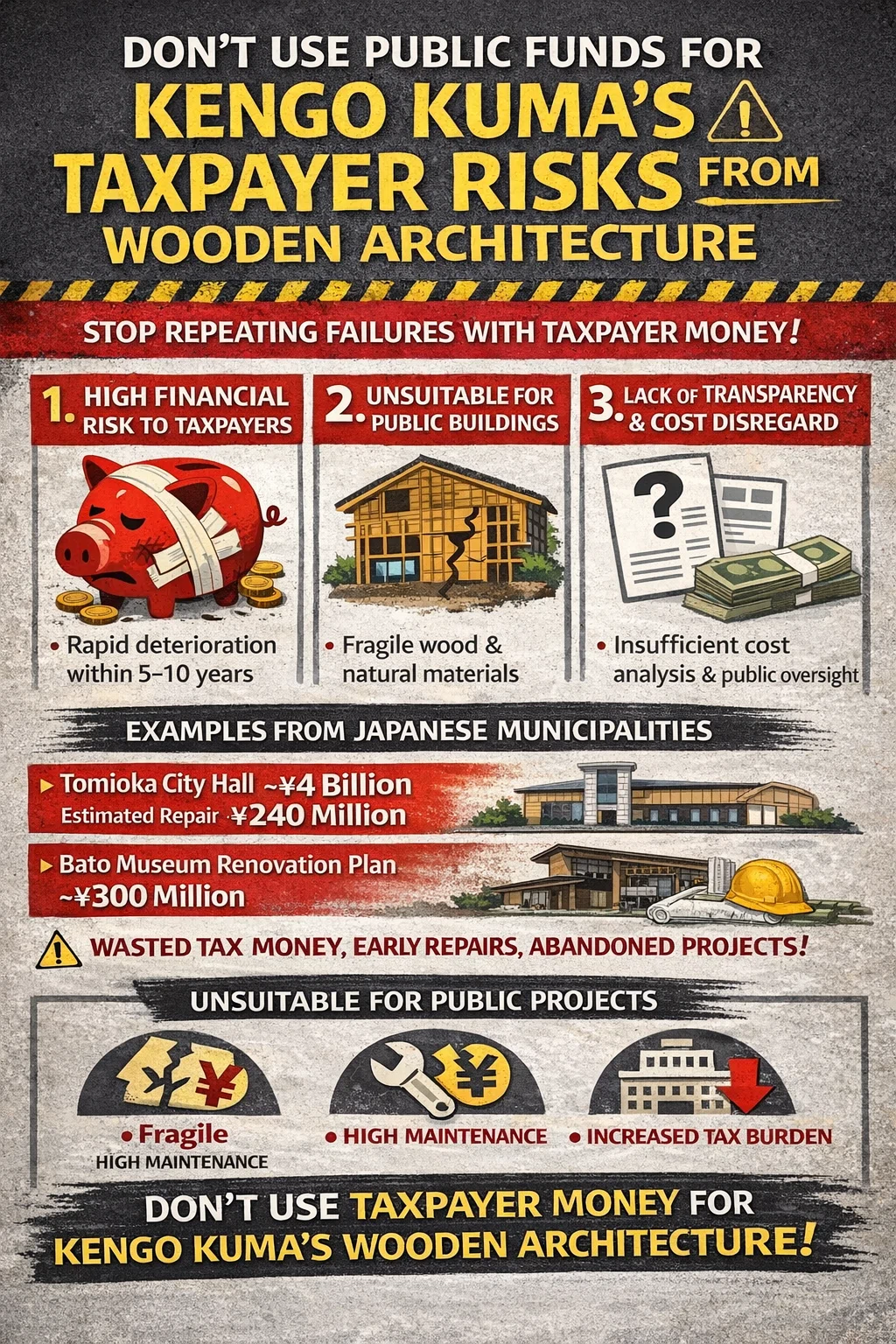 Project 43b Total Losses: ¥0.73–0.8B, Total Cost: ¥43B:Kengo Kuma Architectural ...