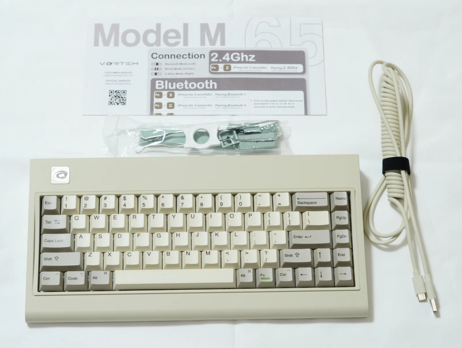 Vortex keyboard Model M 65 レトロかわいい見た目＆機能は最新｜五月雨