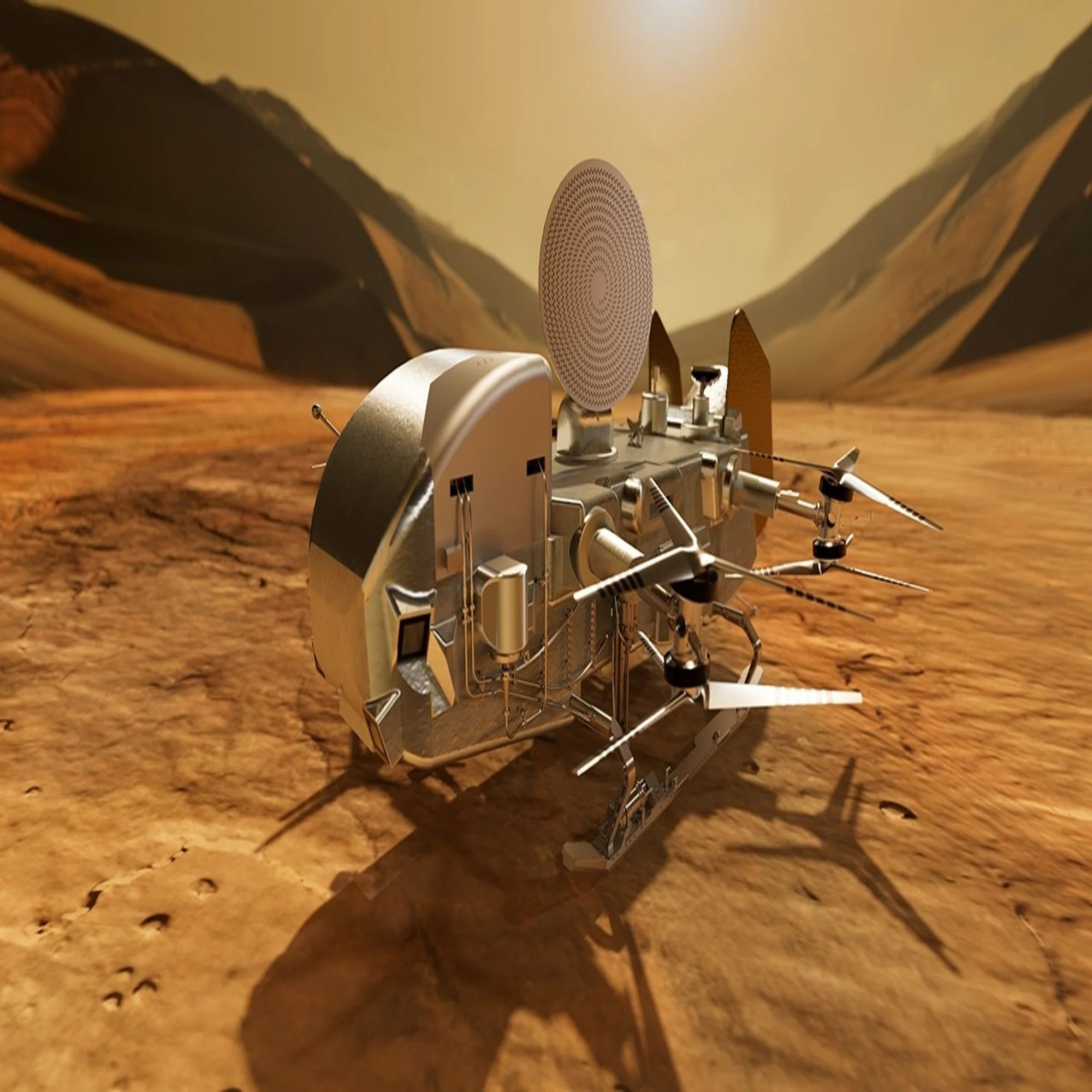 土星の衛星「タイタン」の空を飛ぶトンボ｜NASA Dragonflyミッション