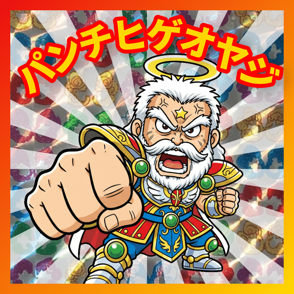 ビックリマンコメントください Google AI Studio】時短クッキング No.42：ビックリマンシールふう