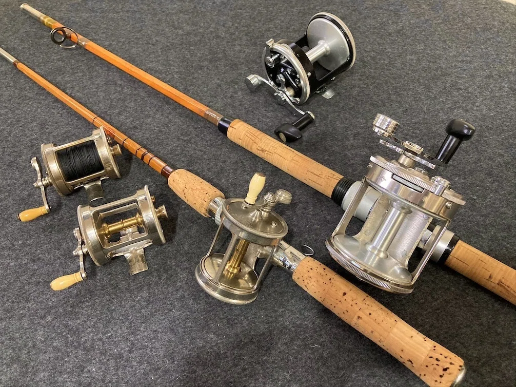 🎣オールドフィッシングタックル041 いにしえのマシンカットデザイン