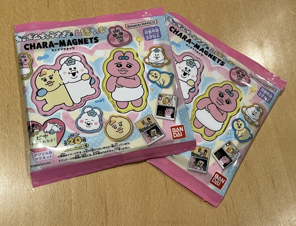 おぱんちゅうさぎ＆んぽちゃむキャラマグネッツ｜たろ