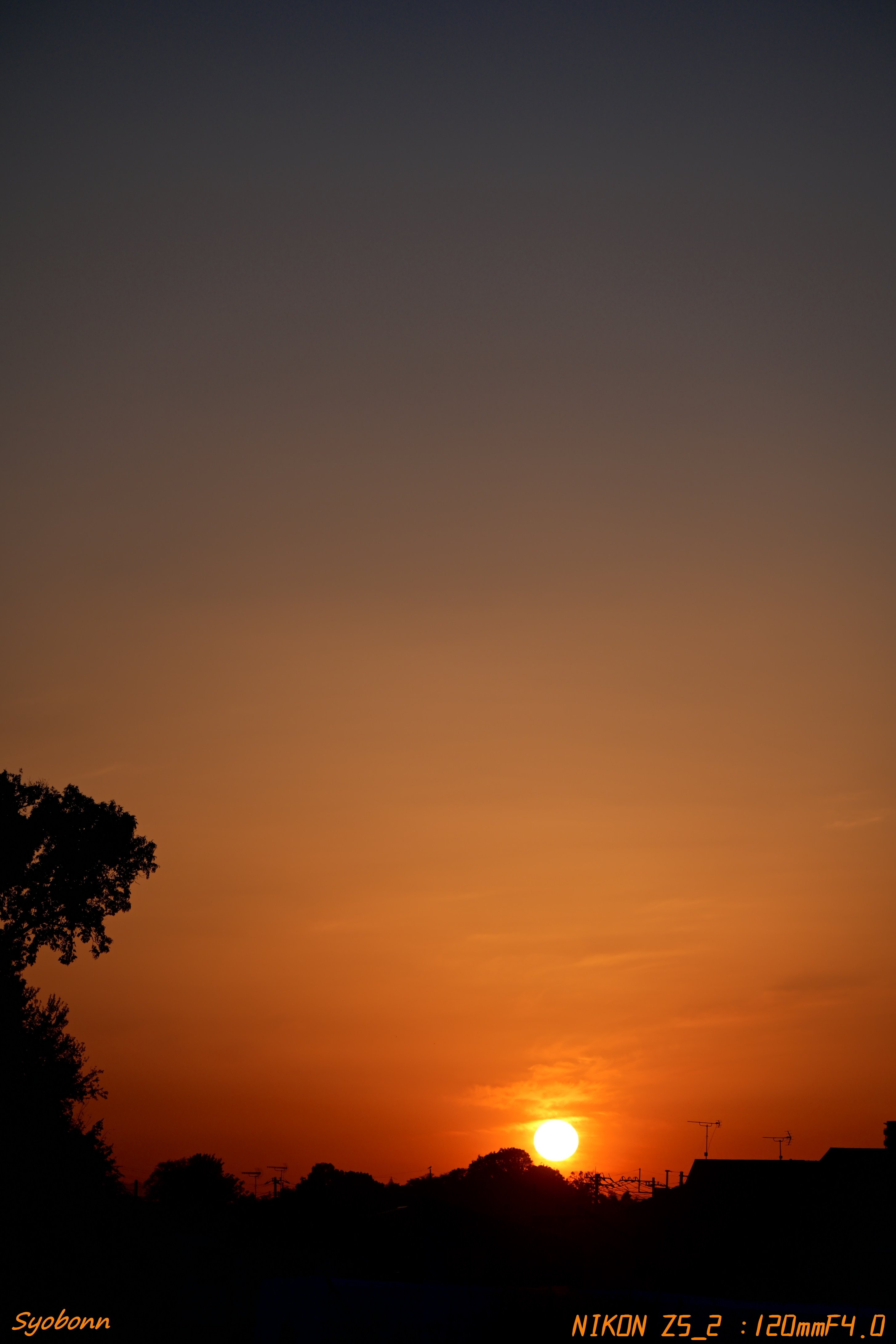 Z5IIで夕陽を撮ってみた #177_2511｜(´・ω・｀)