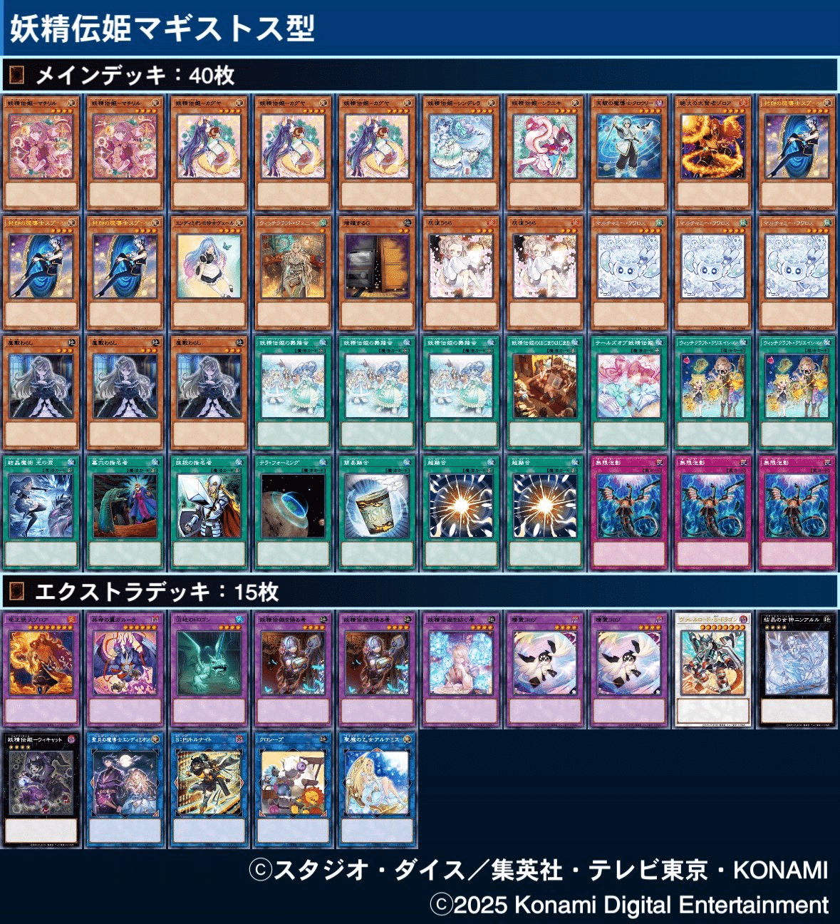 遊戯王OCG】妖精伝姫（フェアリーテイル）展開・考察メモ｜すいみん