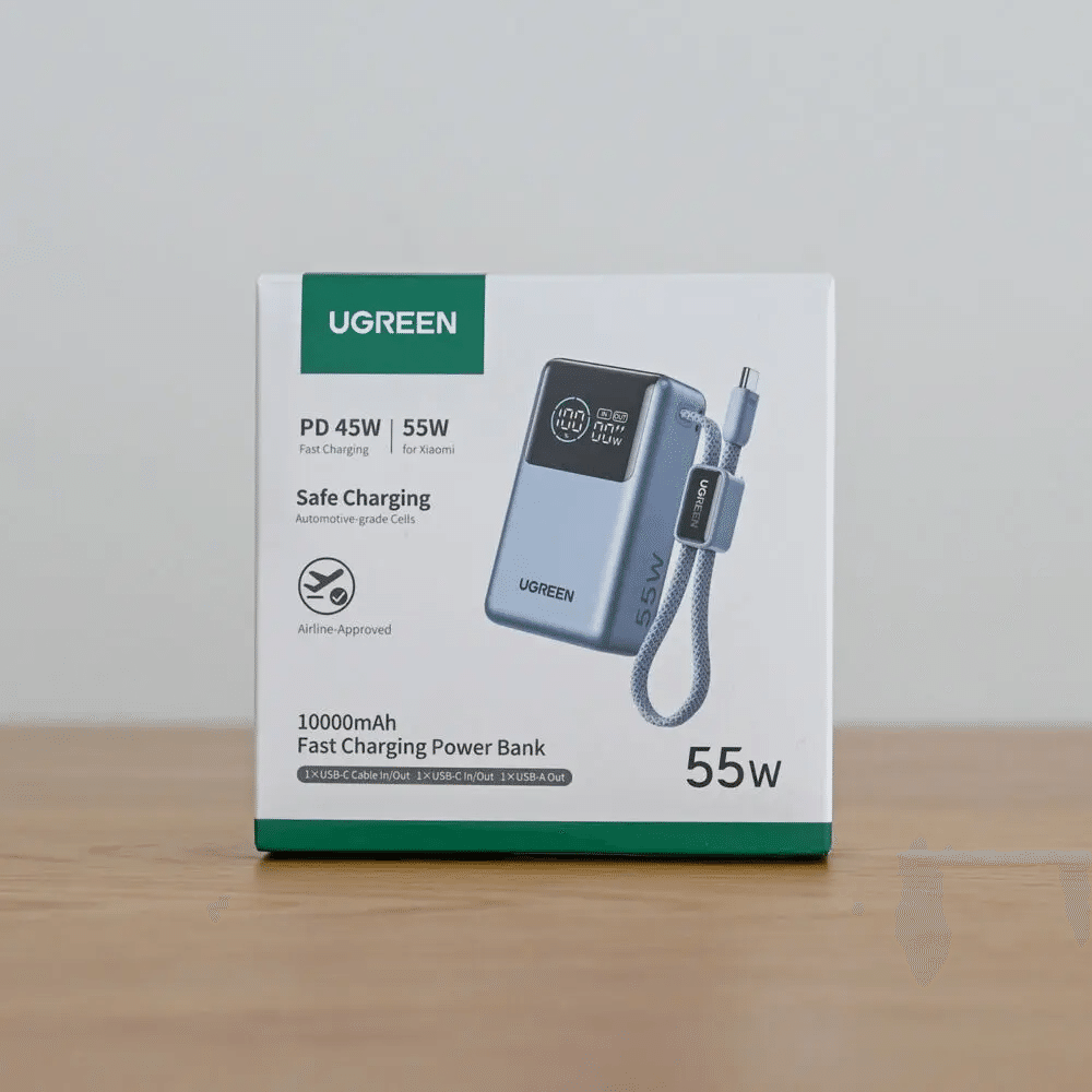 UGREEN Nexode Pro 45W モバイルバッテリー PB727をレビュー！手のひら