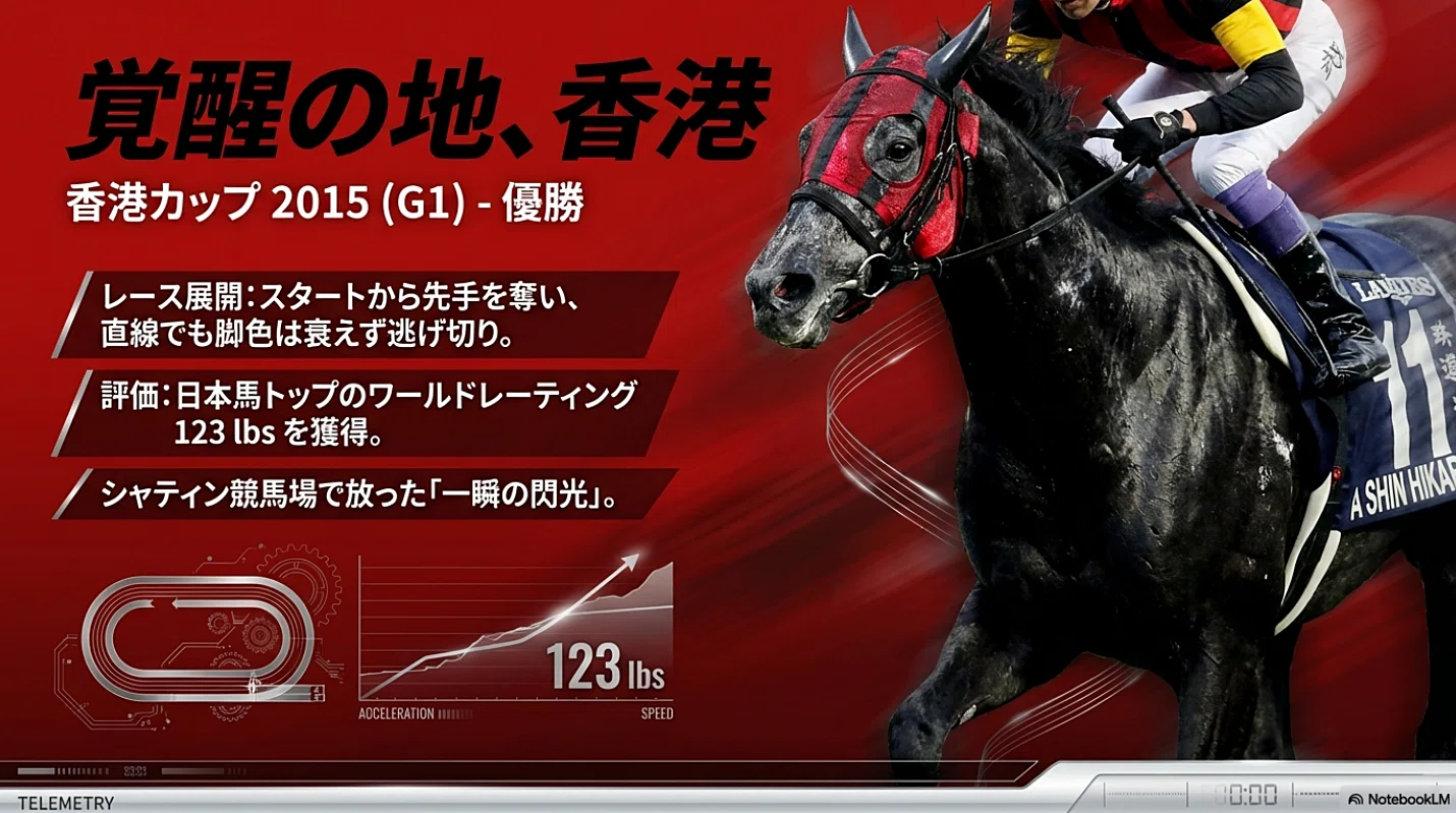 エイシンヒカリ ―香港からフランスへ、逃亡者が手にした2つの勲章 