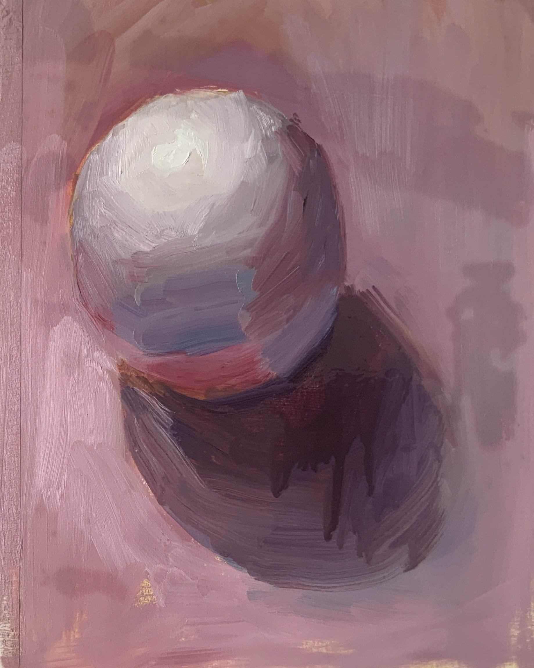 油絵 no.44 反射光をカラフルにするx3枚｜なお